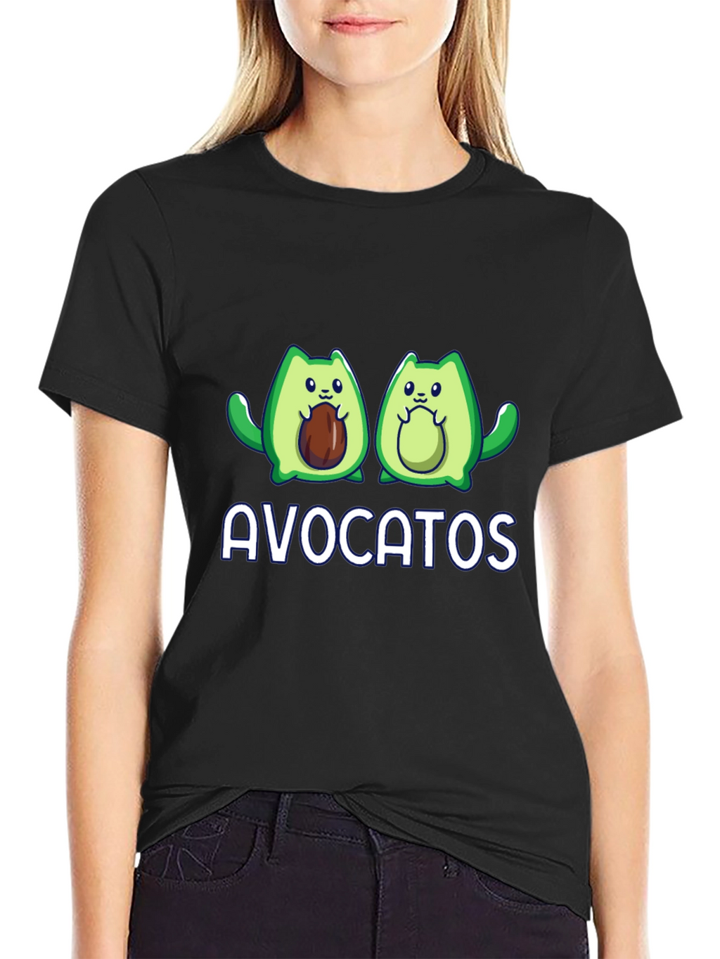 Avocatos T-Shirt - Cute Avocado Cat Graphic Tee