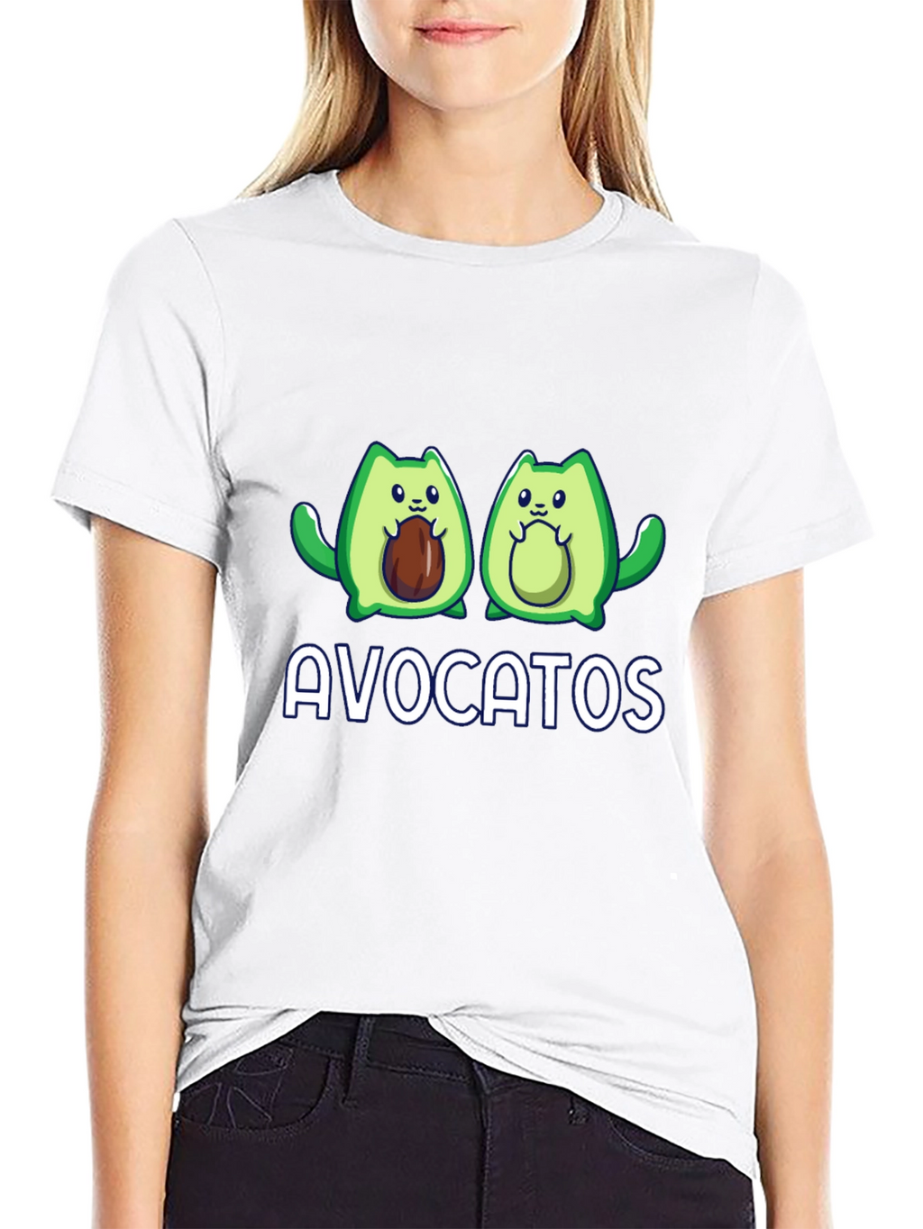Avocatos T-Shirt - Cute Avocado Cat Graphic Tee