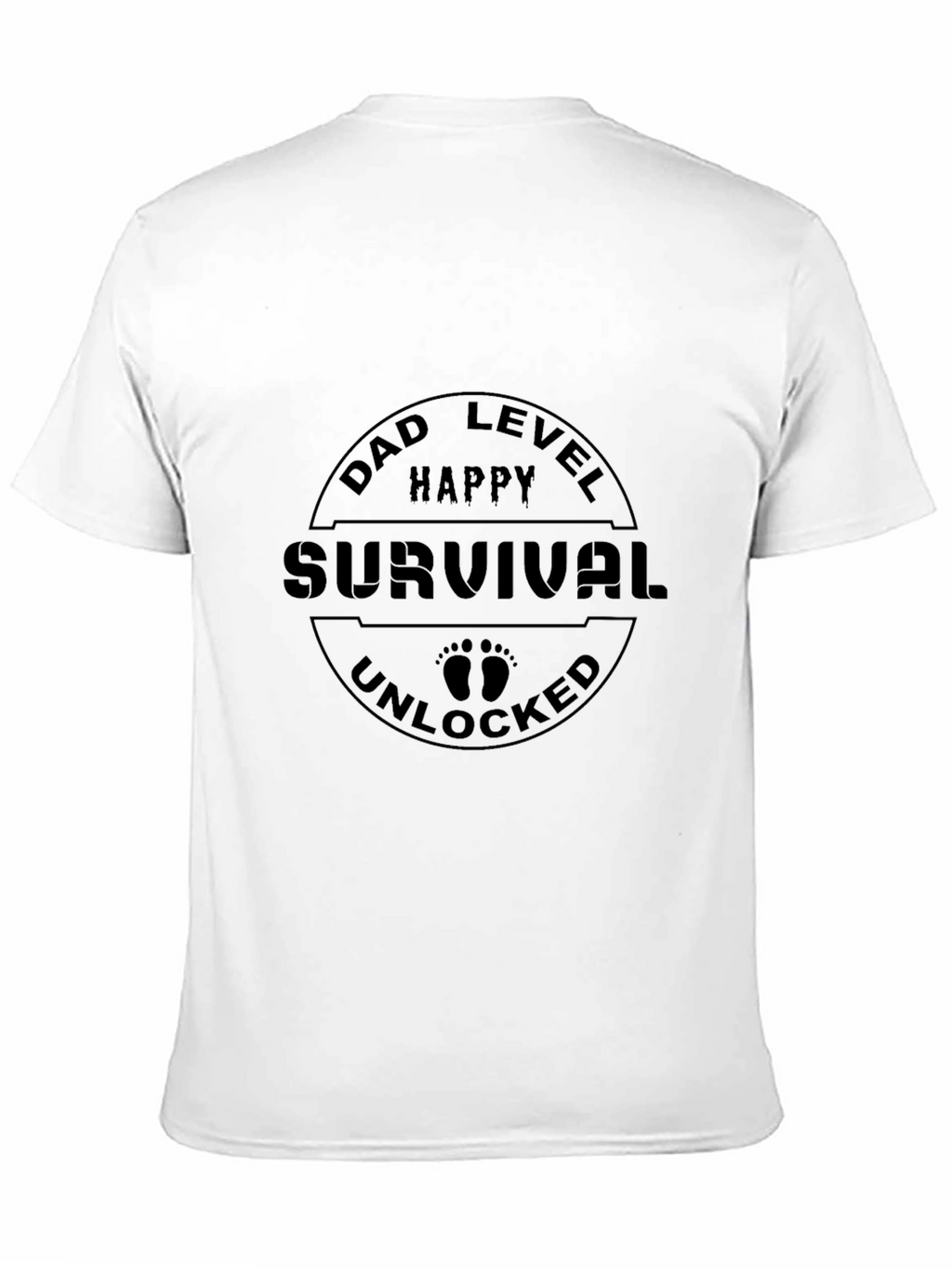 Dad Level Happy Survival Unlocked T-Shirt