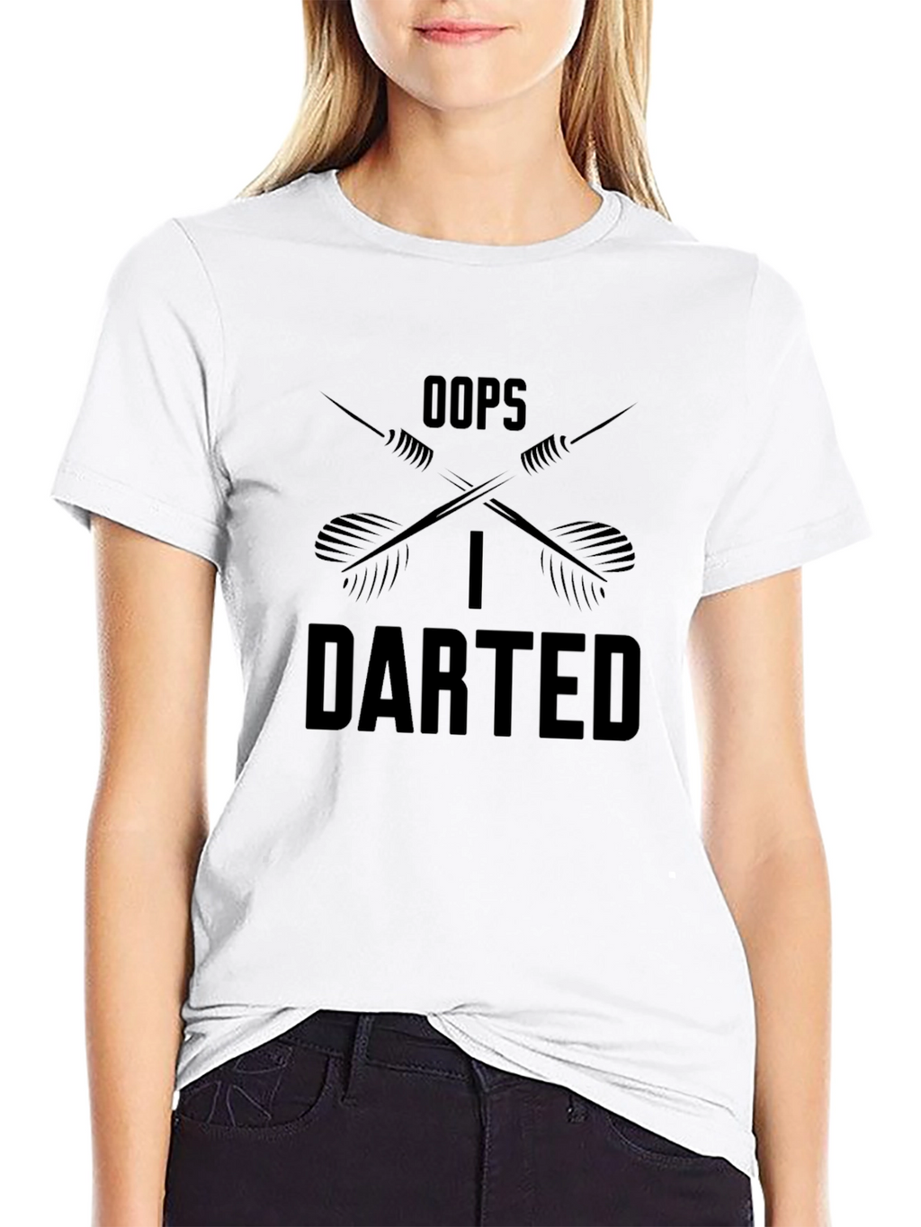 Oops I Darted T-Shirt - Darts Graphic Tee