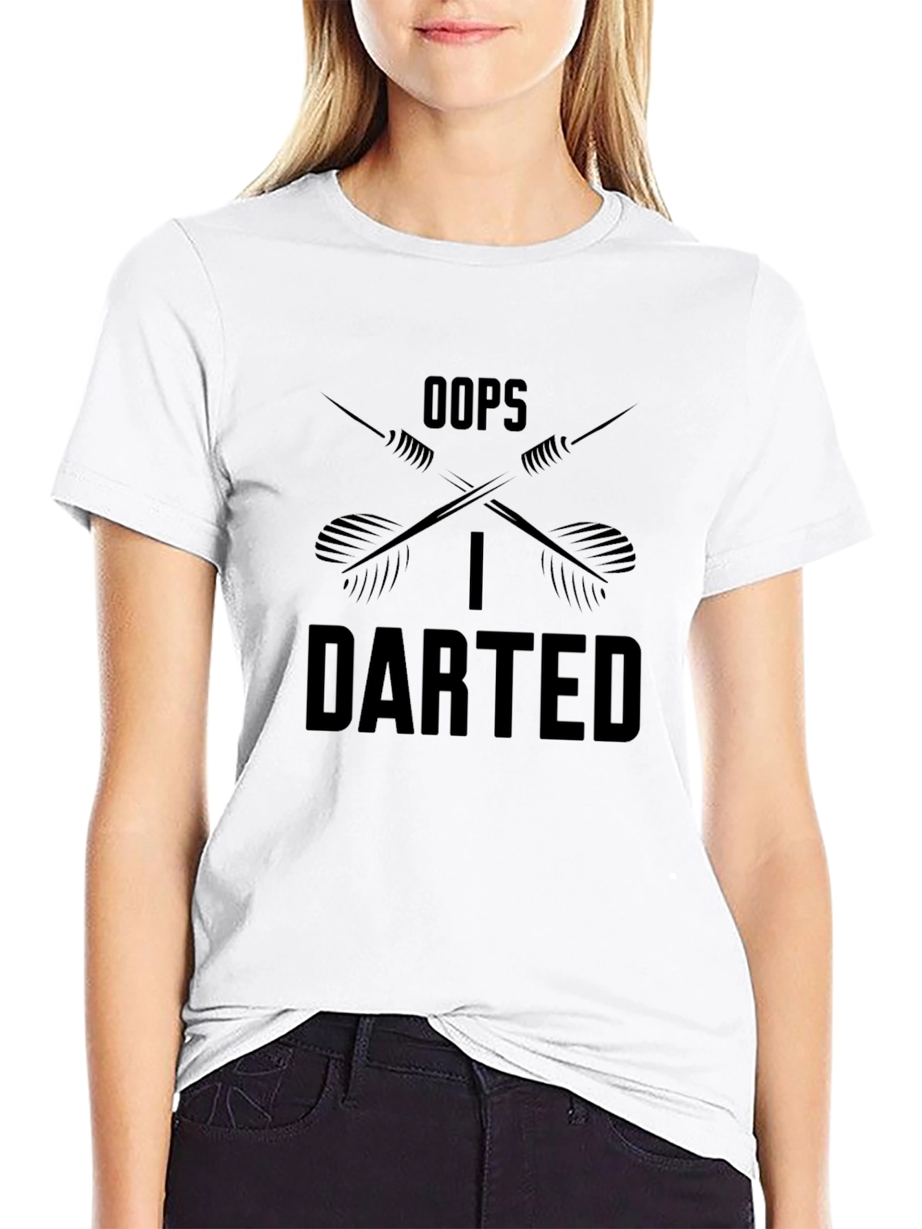 Oops I Darted T-Shirt - Darts Graphic Tee