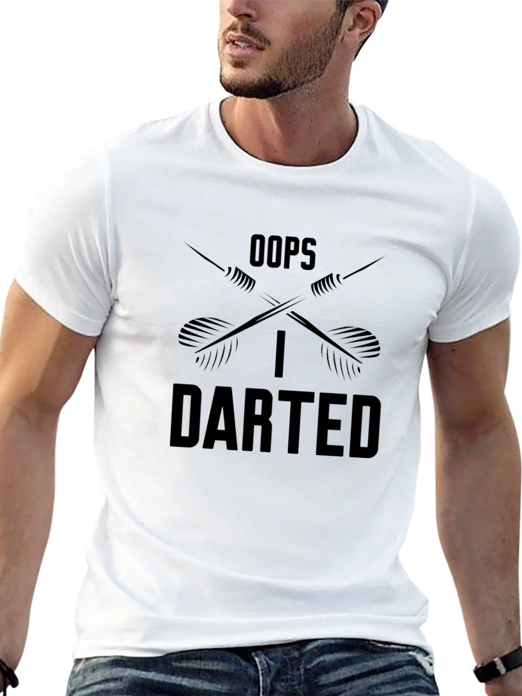 Oops I Darted T-Shirt - Darts Graphic Tee