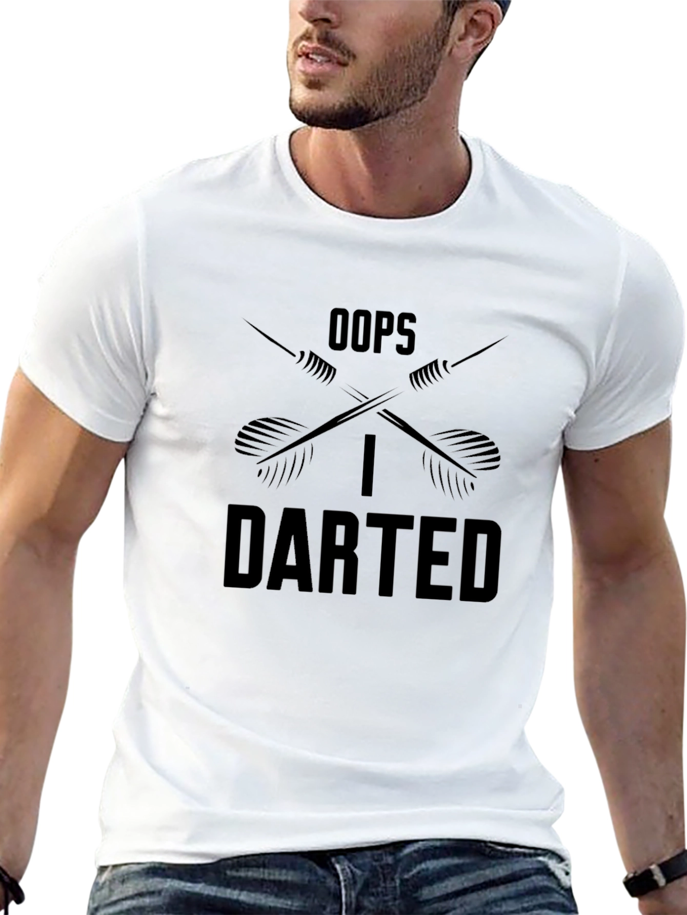 Oops I Darted T-Shirt - Darts Graphic Tee