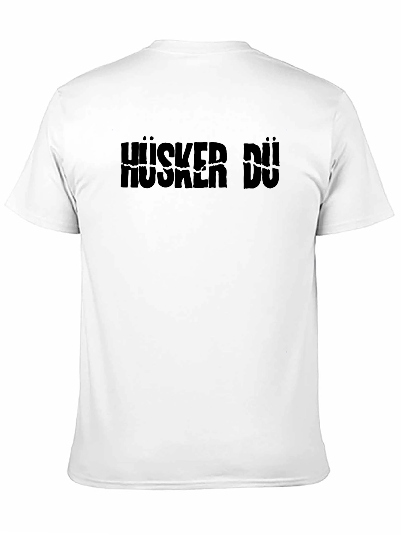 Hüsker Dü Band Logo Black Graphic Tee