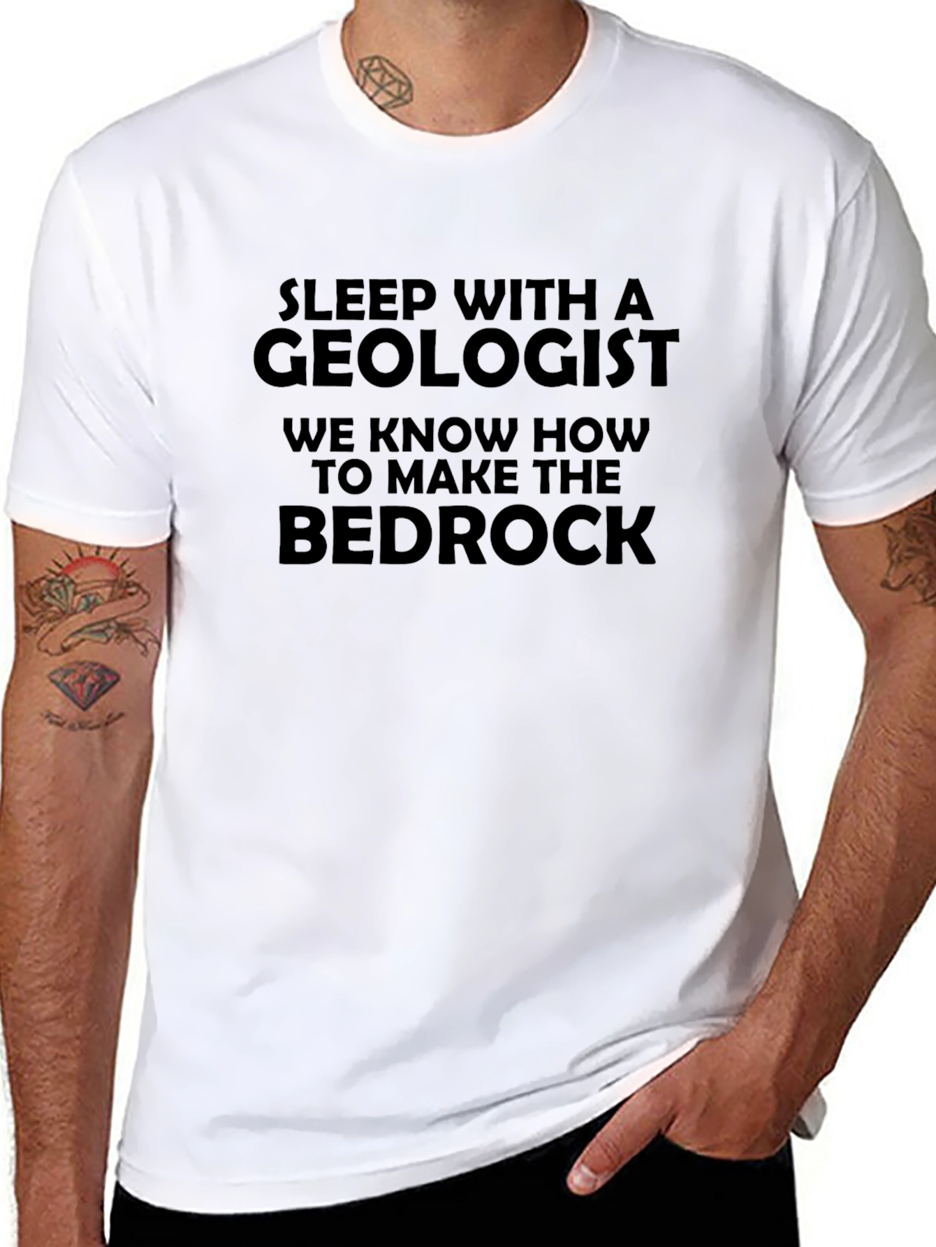 Geologist T-Shirt - Make the Bedrock Funny Tee