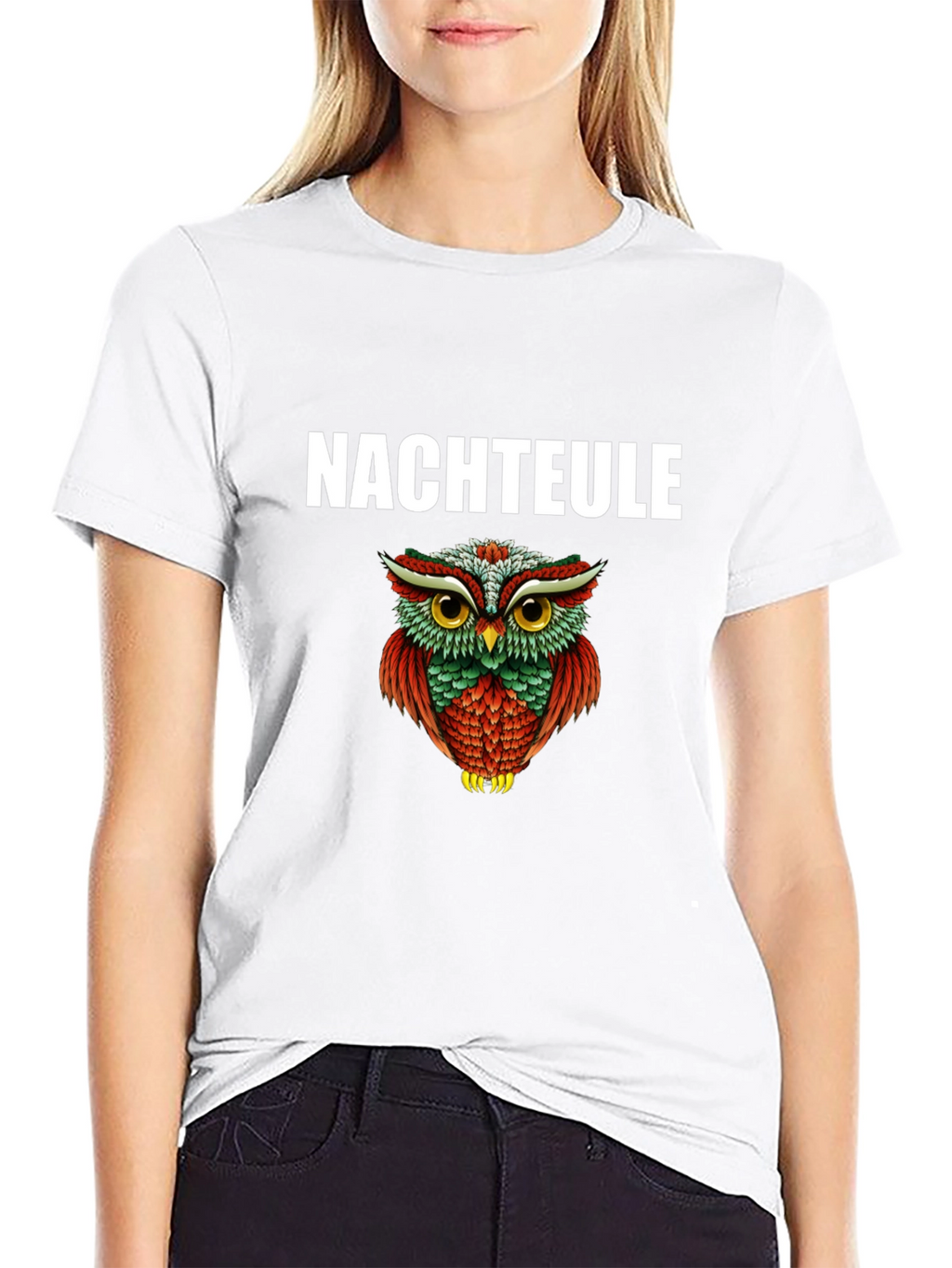 Nachteule Owl Graphic T-Shirt - Night Owl Design