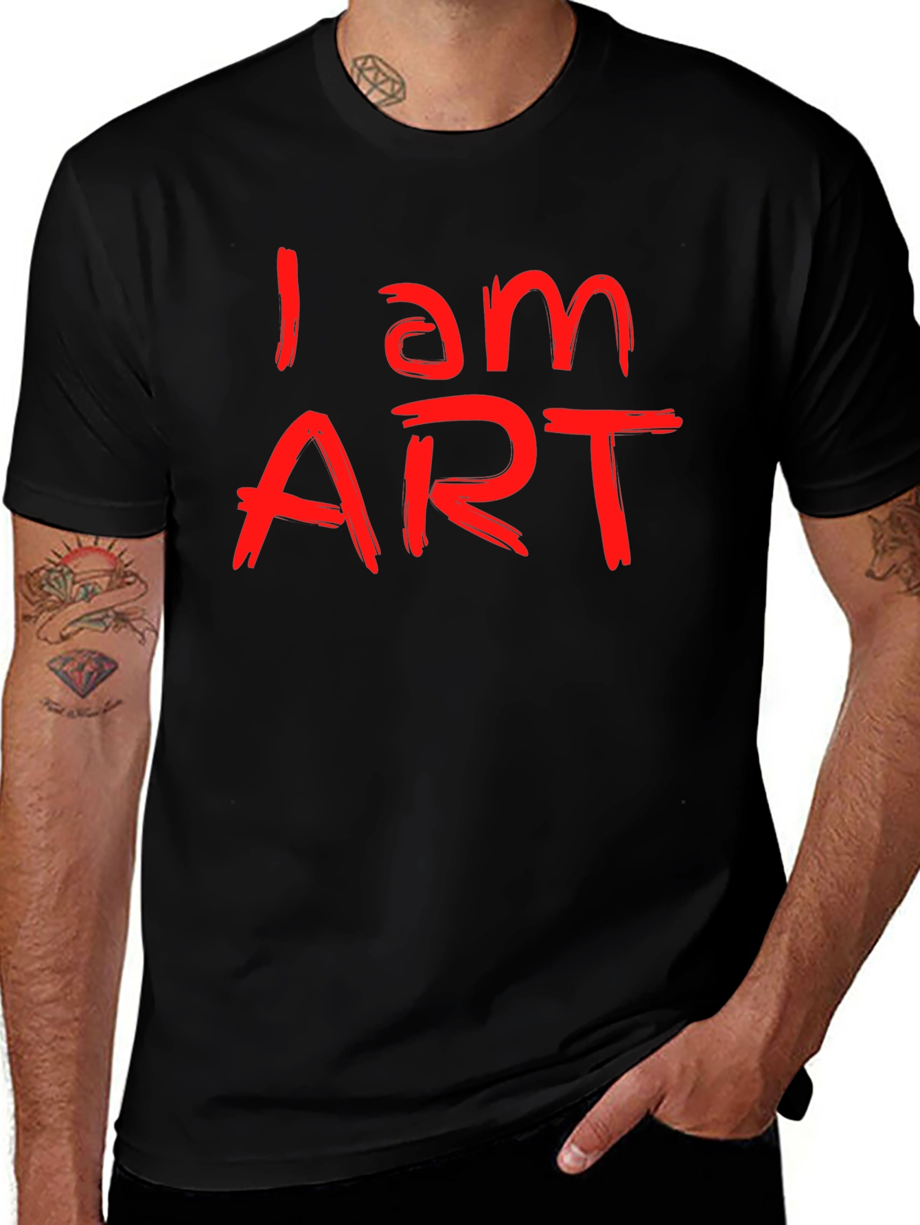 I am ART Graphic Tee - Express Yourself!