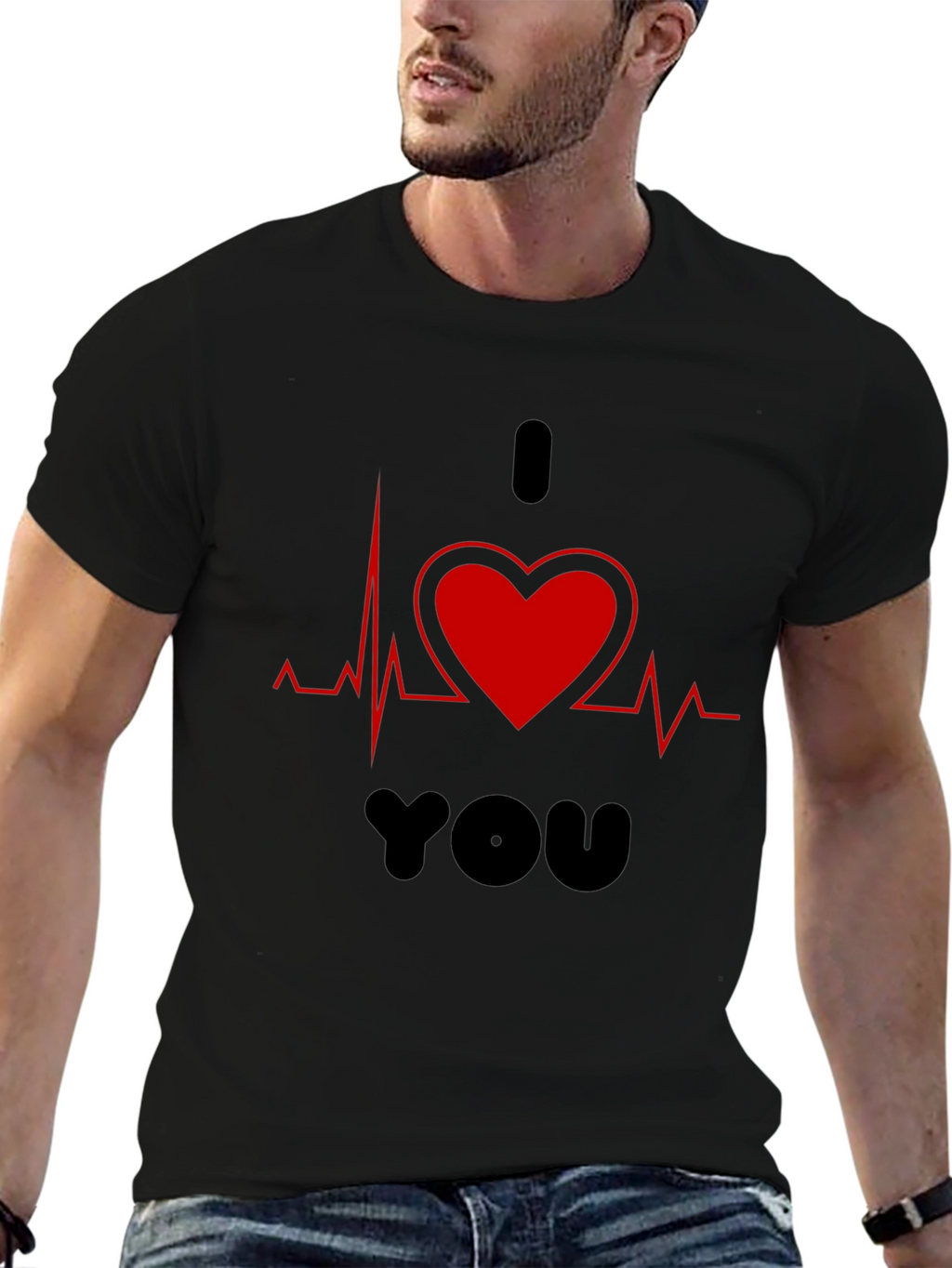 I Heart You Graphic T-Shirt Valentines Day Gift