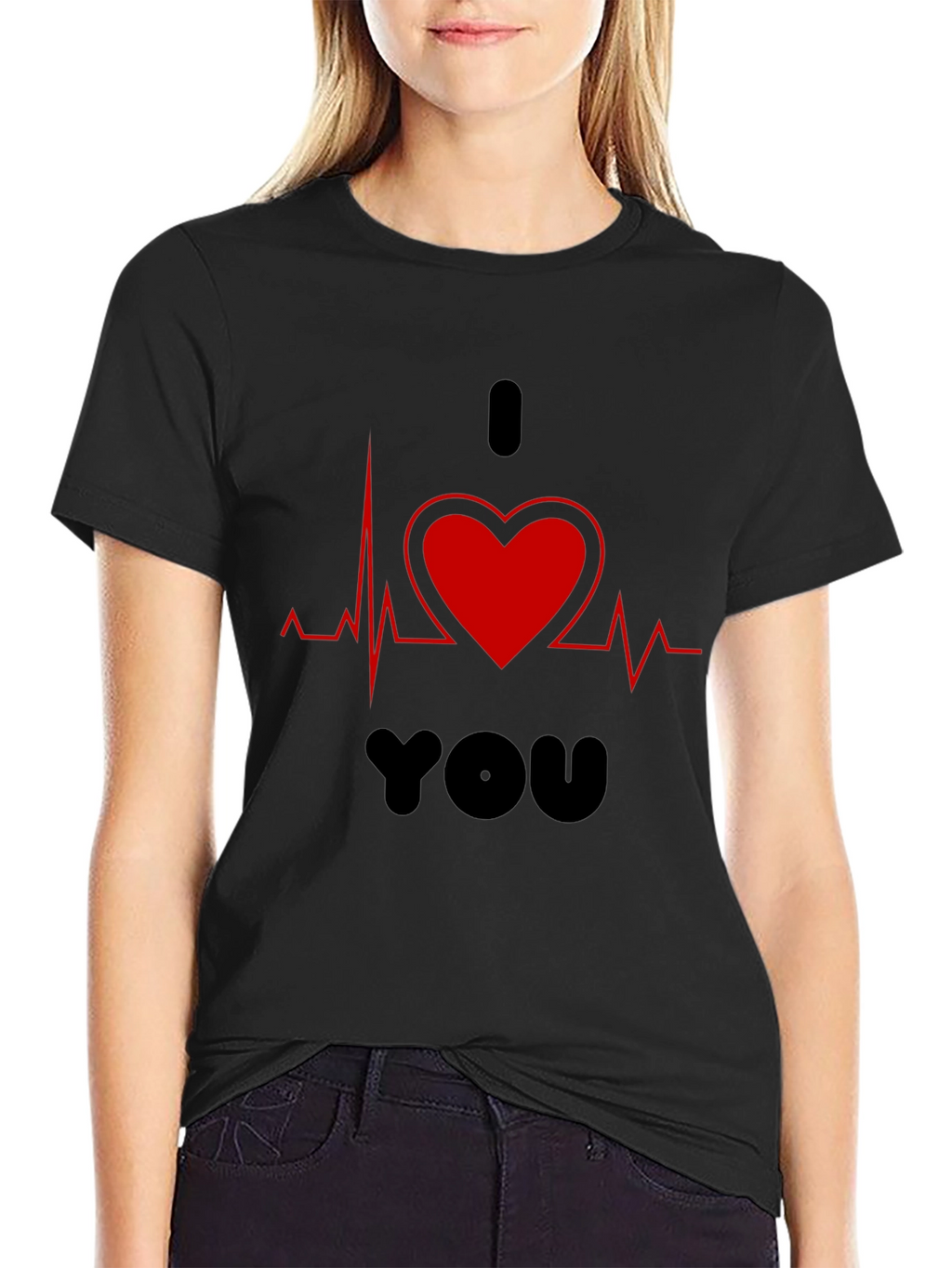 I Heart You Graphic T-Shirt Valentines Day Gift