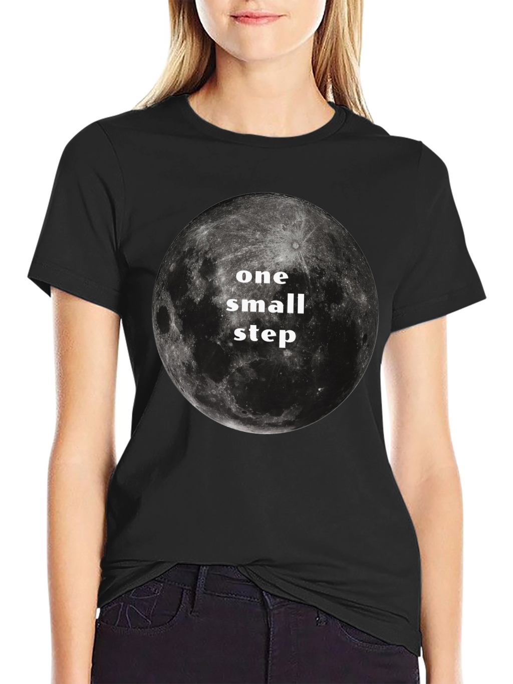 One Small Step Moon Graphic T-Shirt