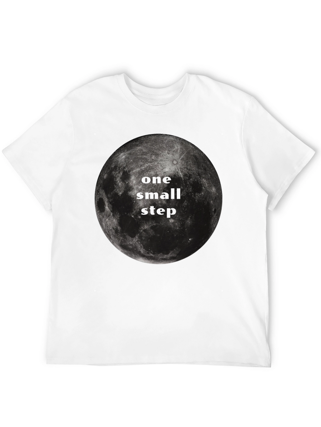 One Small Step Moon Graphic T-Shirt