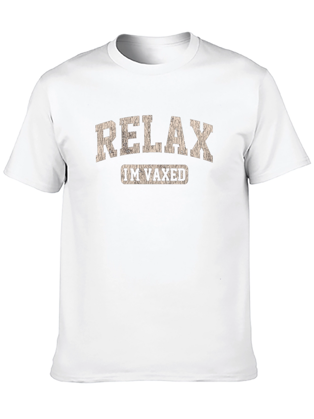 Relax Im Vaxed Black T-Shirt