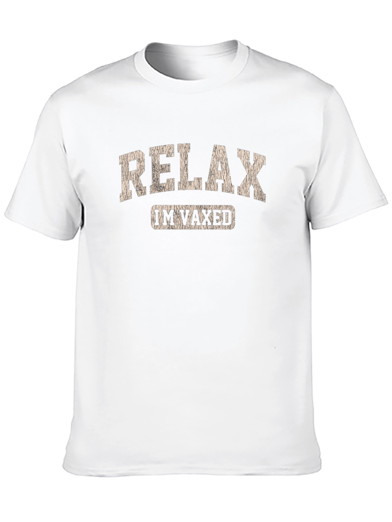 Relax Im Vaxed Black T-Shirt