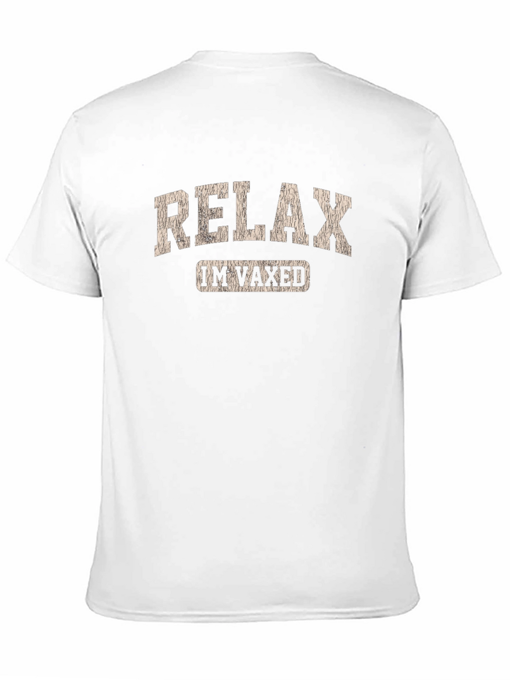 Relax Im Vaxed Black T-Shirt