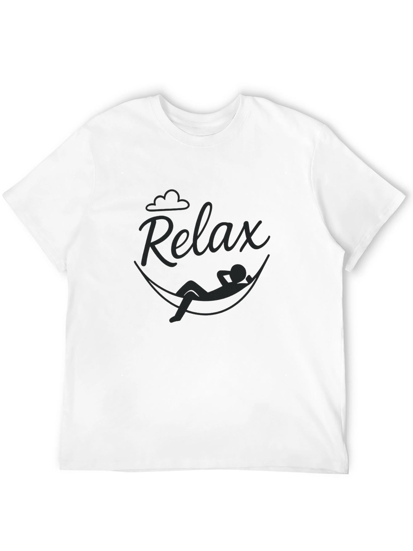 Relax Hammock Black T-Shirt