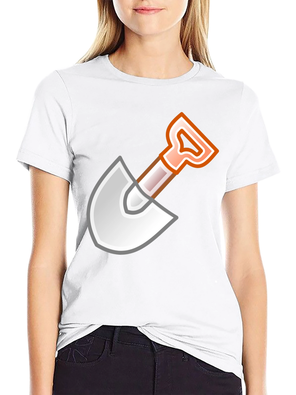 Shovel Graphic Black T-Shirt