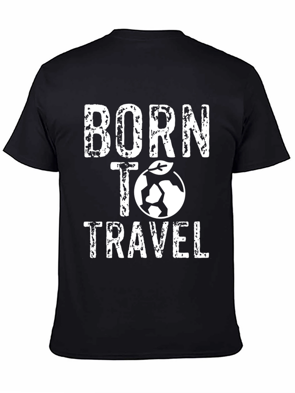 Born To Travel Graphic Tee - Black