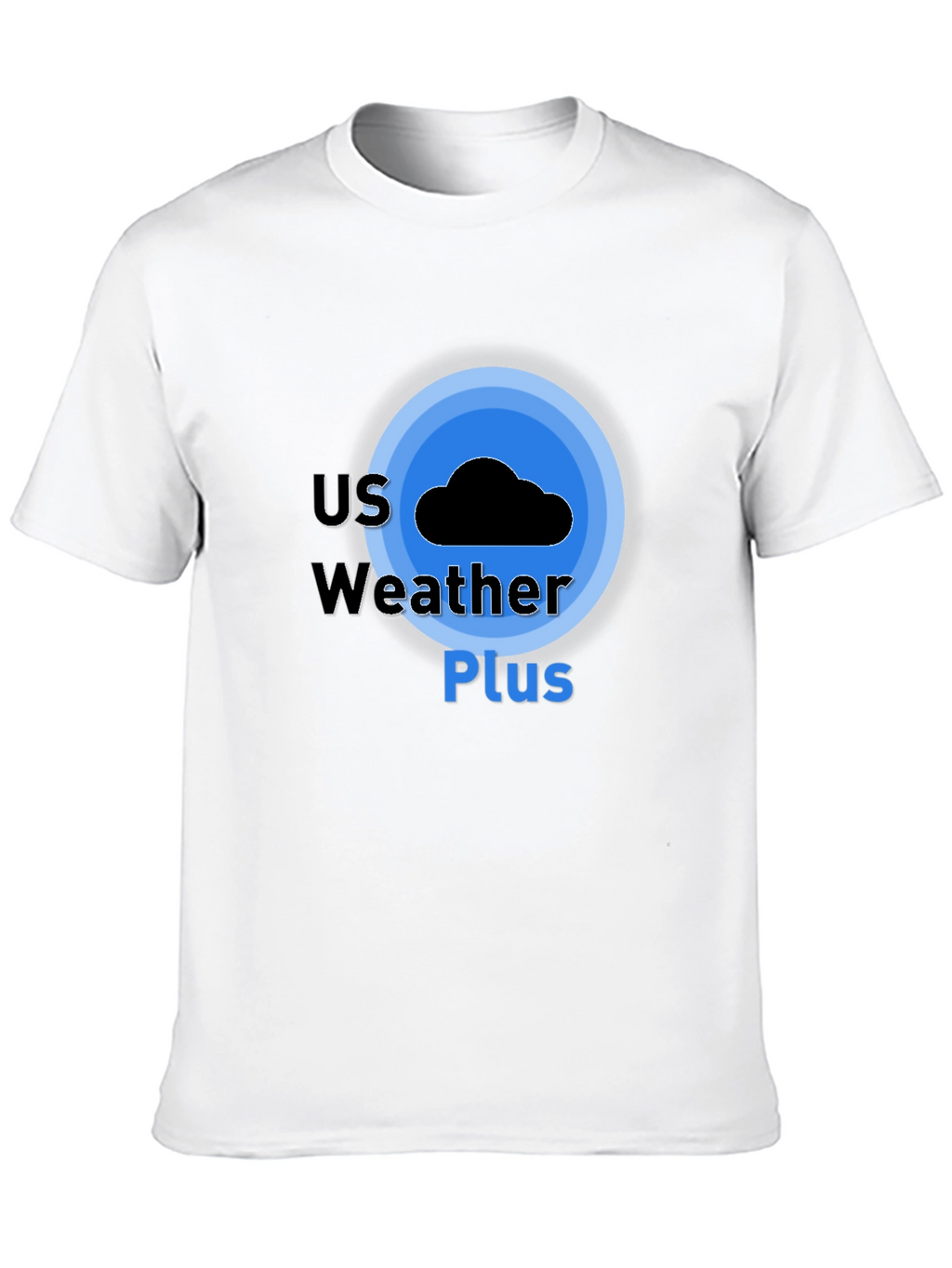US Weather Plus Graphic Tee - Black
