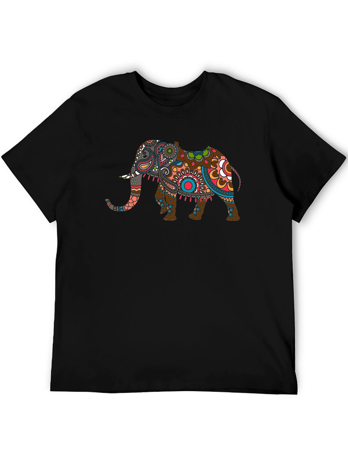 Elephant Mandala T-Shirt - Unique Graphic Tee