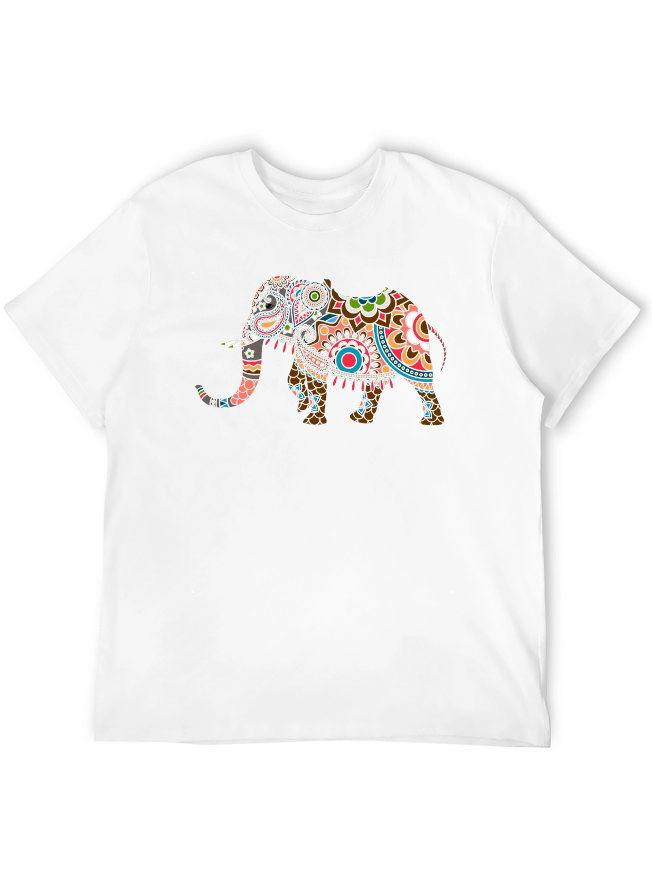 Elephant Mandala T-Shirt - Unique Graphic Tee