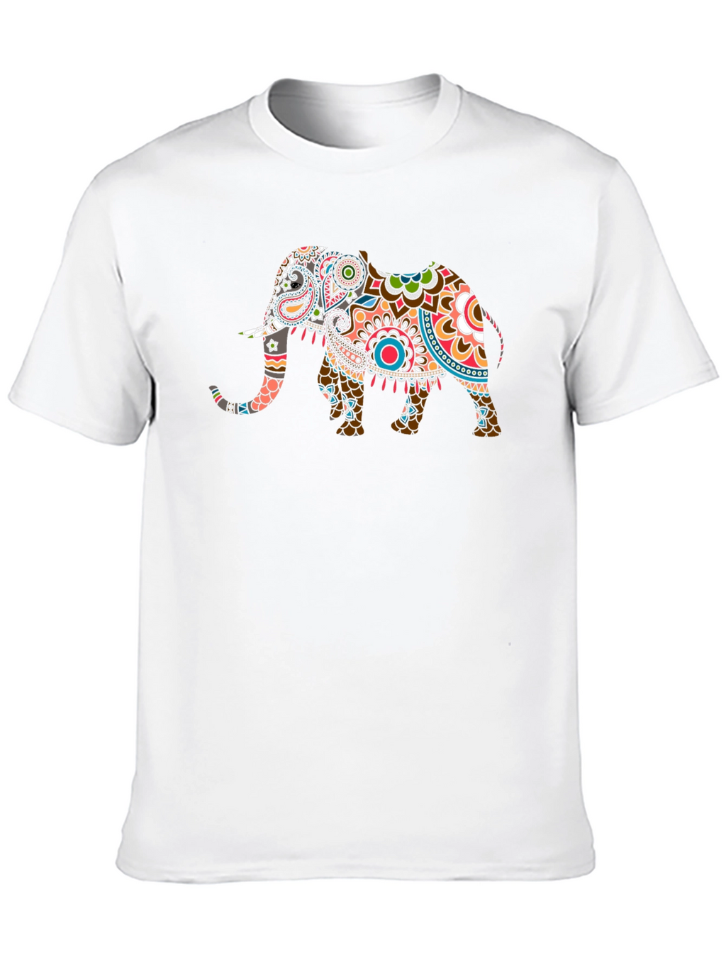 Elephant Mandala T-Shirt - Unique Graphic Tee