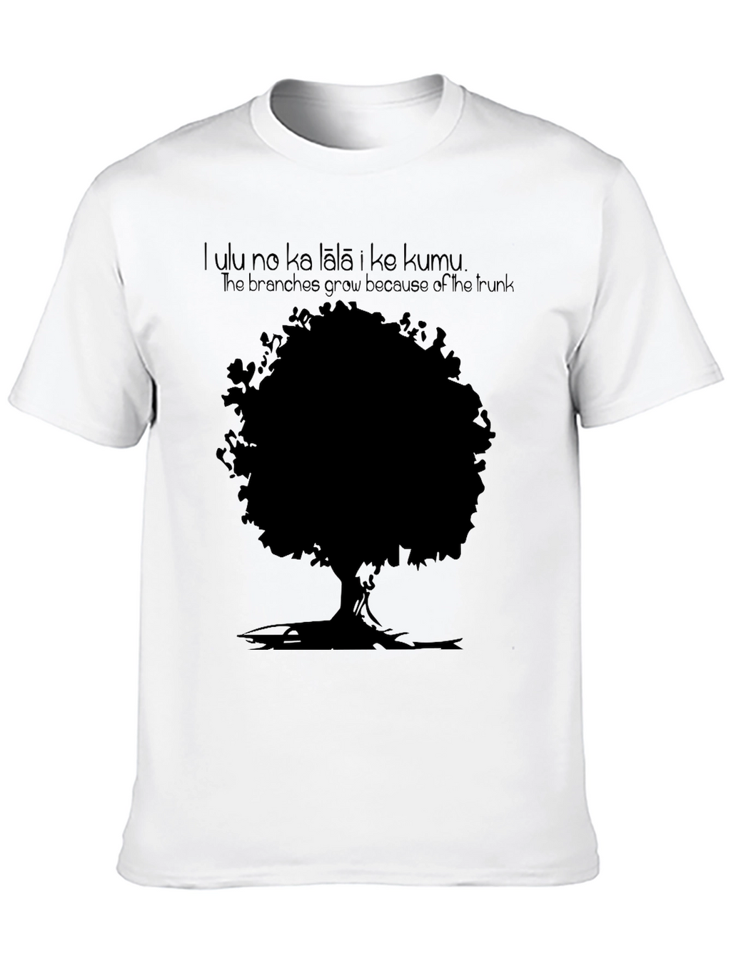 Tree Graphic Mens Black T-Shirt