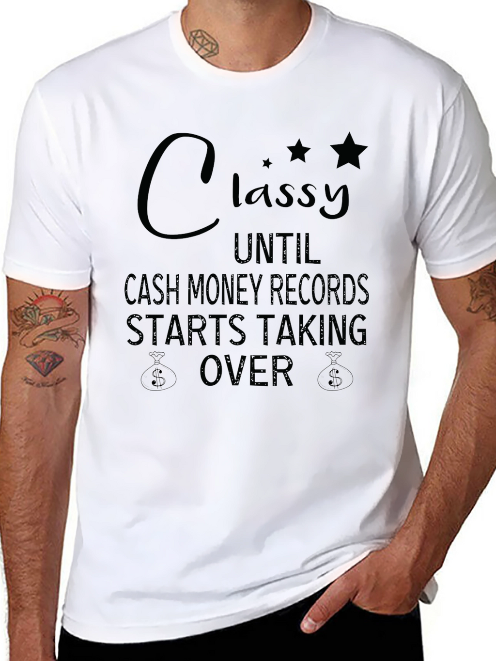 Classy Cash Money Records Graphic T-Shirt