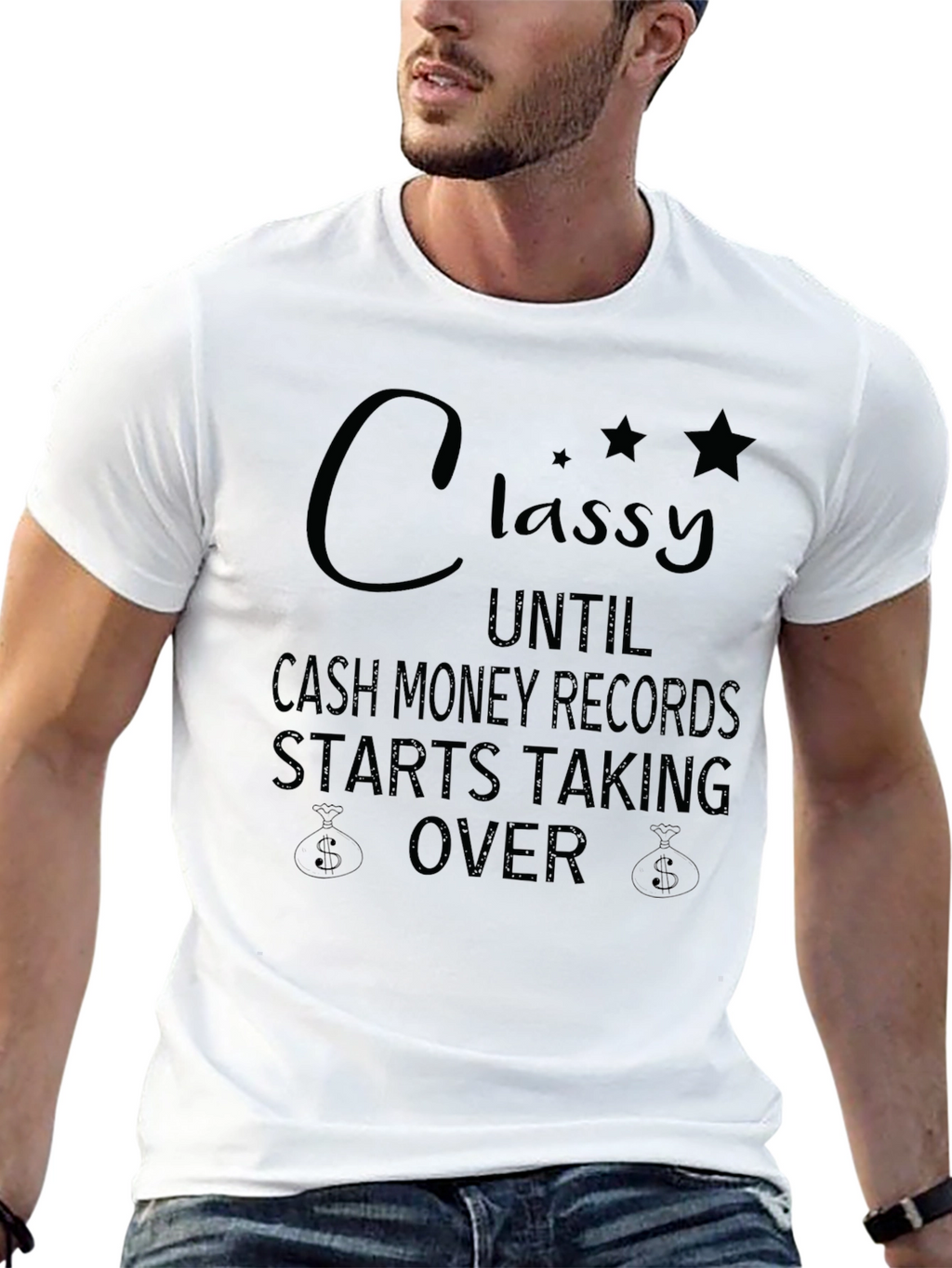Classy Cash Money Records Graphic T-Shirt