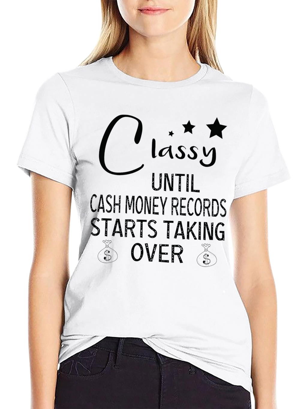 Classy Cash Money Records Graphic T-Shirt