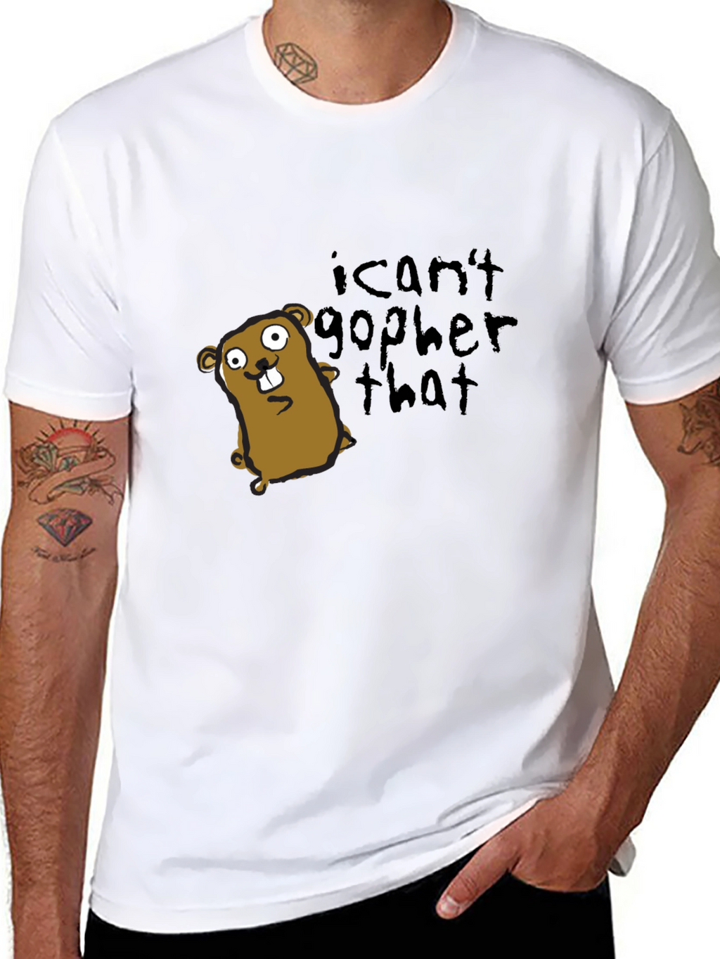 I Cant Gopher That T-Shirt - Funny Graphic Tee