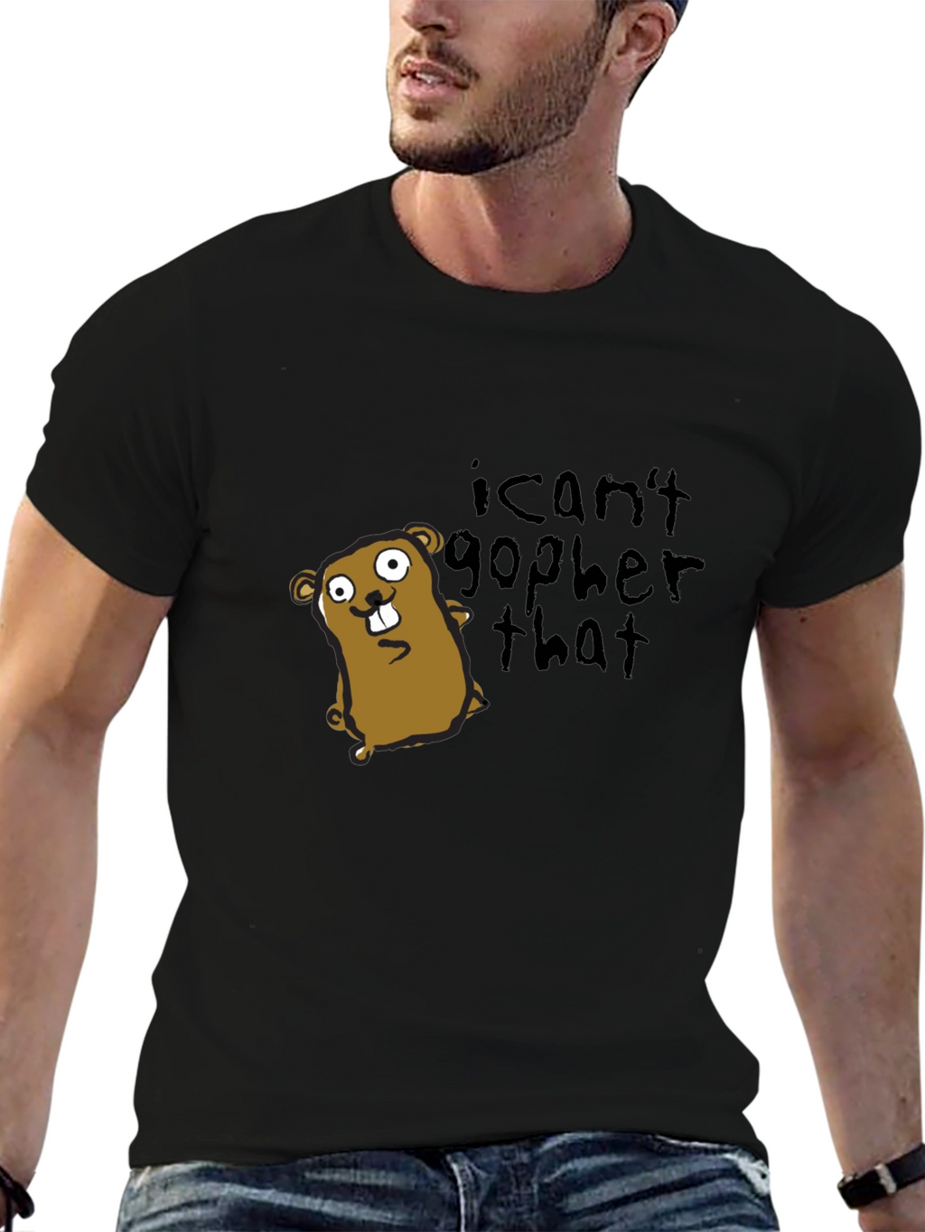 I Cant Gopher That T-Shirt - Funny Graphic Tee