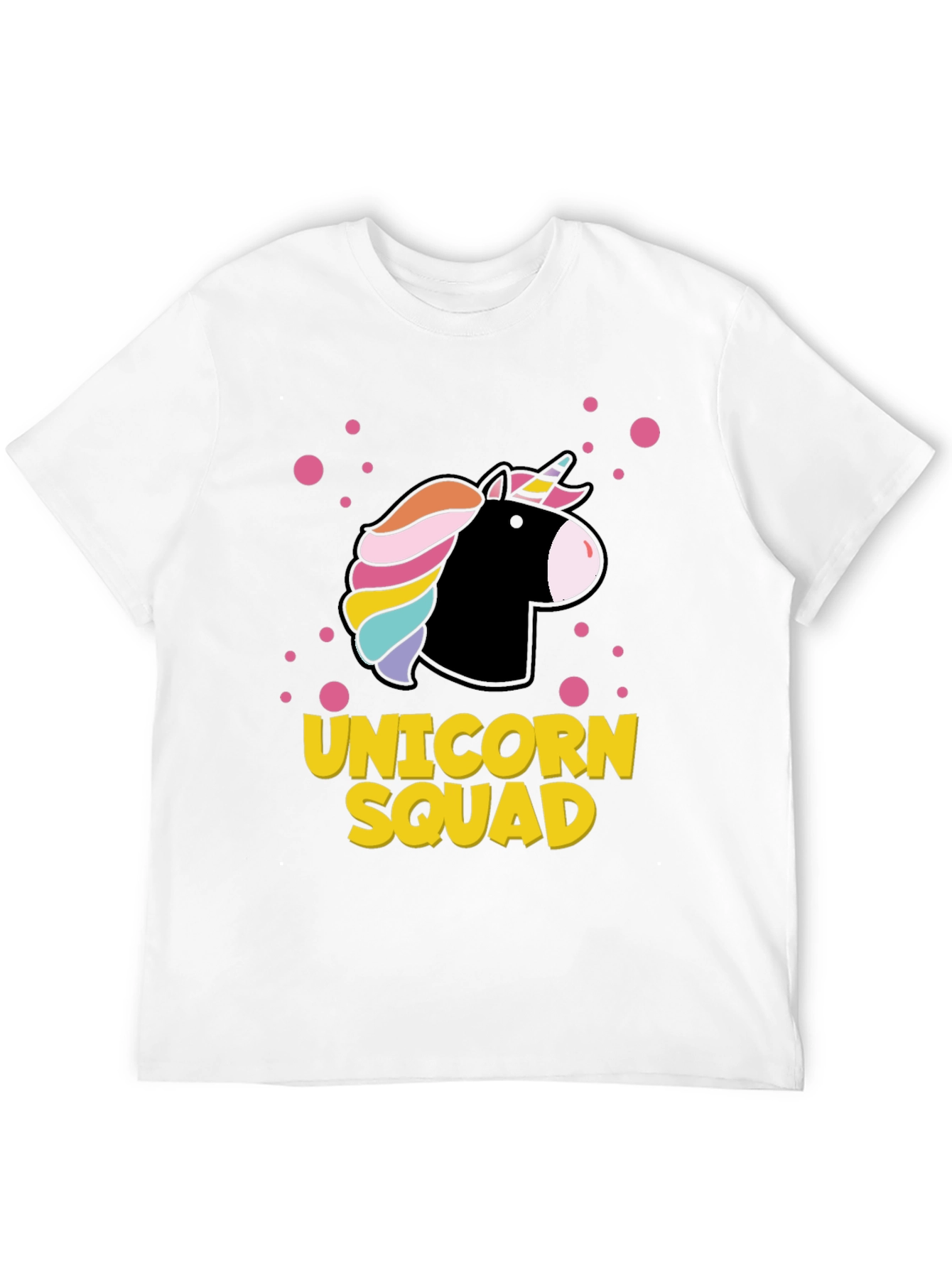 Unicorn Squad Graphic Tee - Black