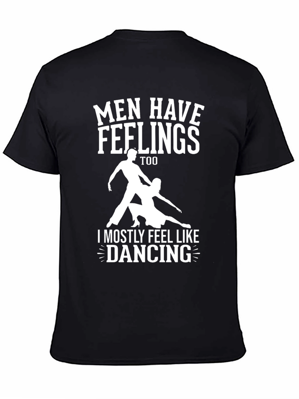 Mens Dancing Feelings Graphic T-Shirt
