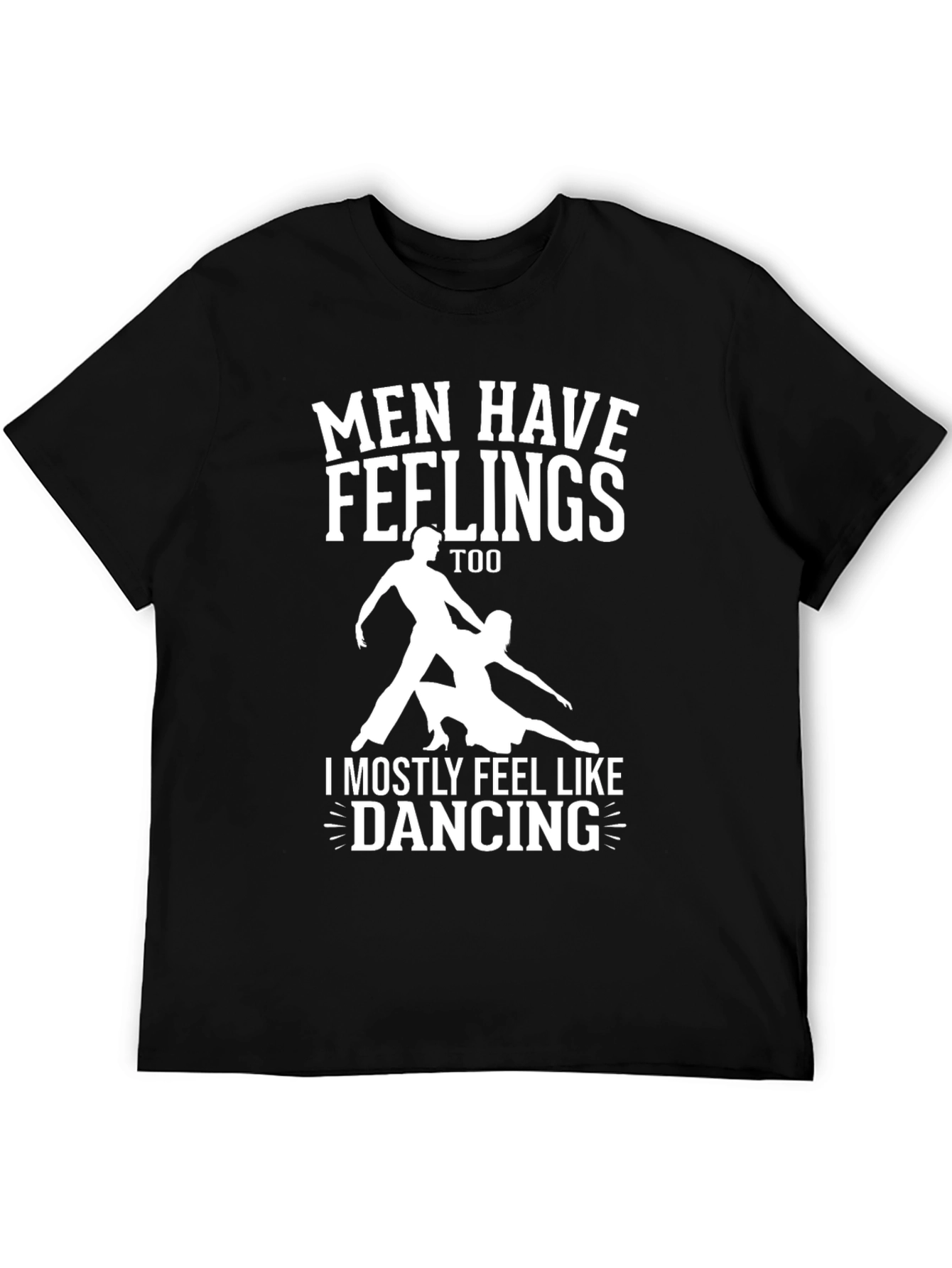 Mens Dancing Feelings Graphic T-Shirt