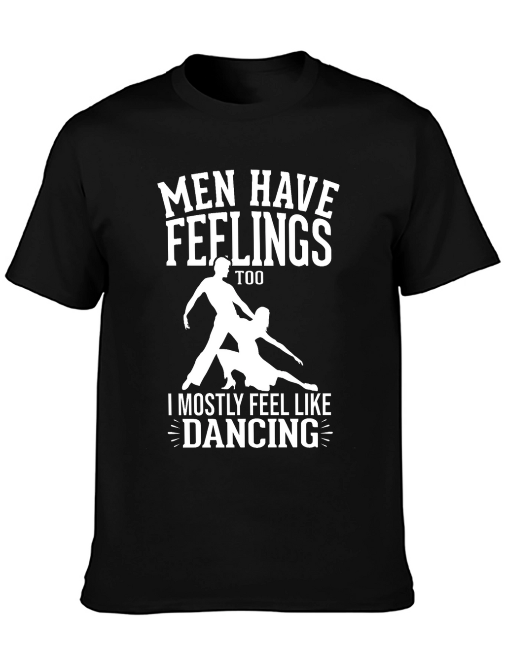 Mens Dancing Feelings Graphic T-Shirt