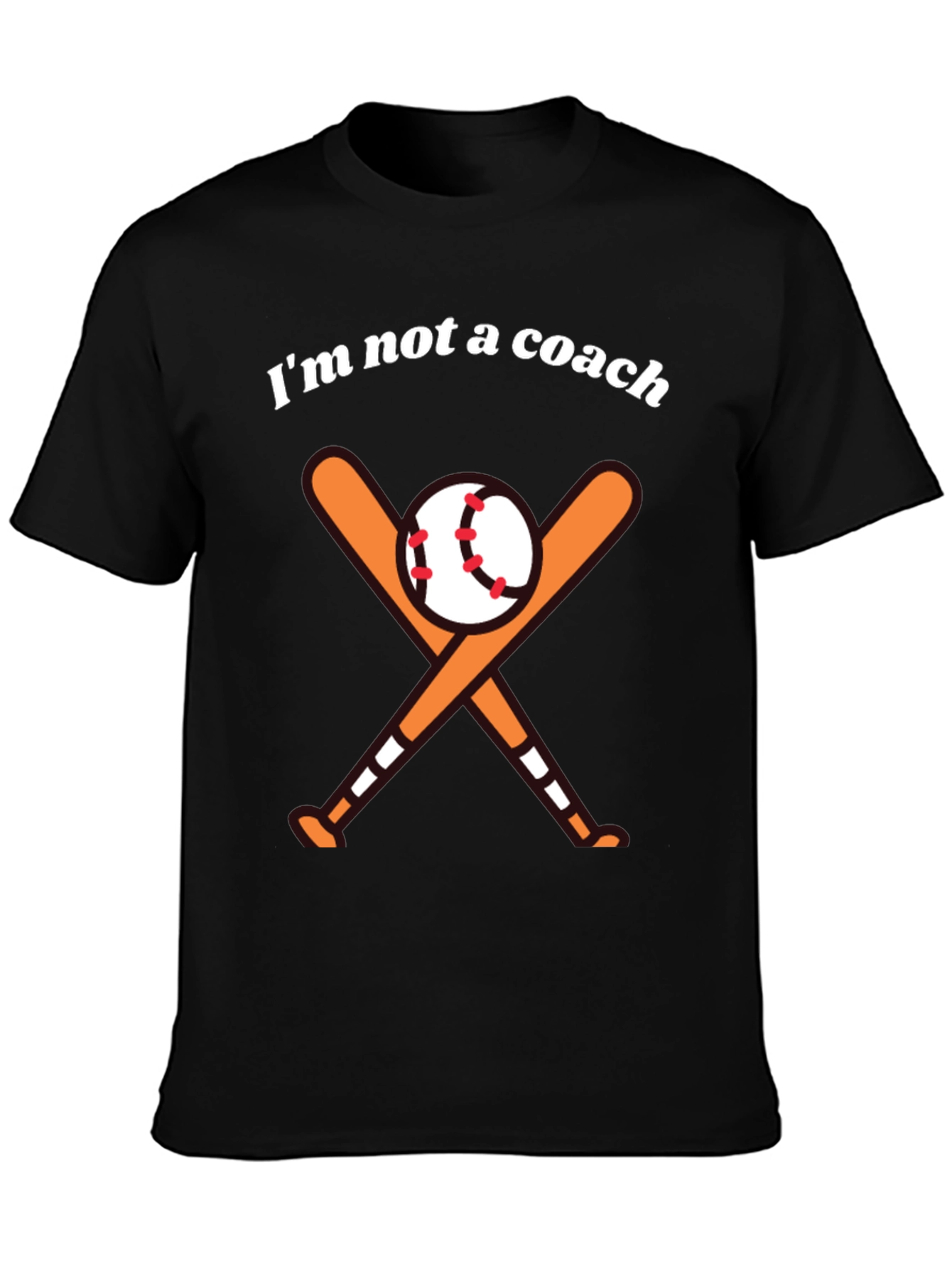 Im Not a Coach Baseball T-Shirt - Novelty Sports Tee