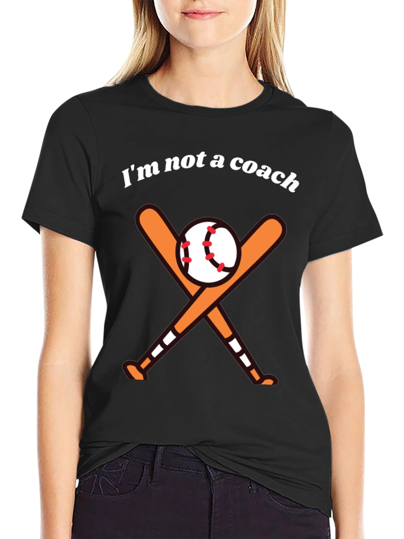 Im Not a Coach Baseball T-Shirt - Novelty Sports Tee