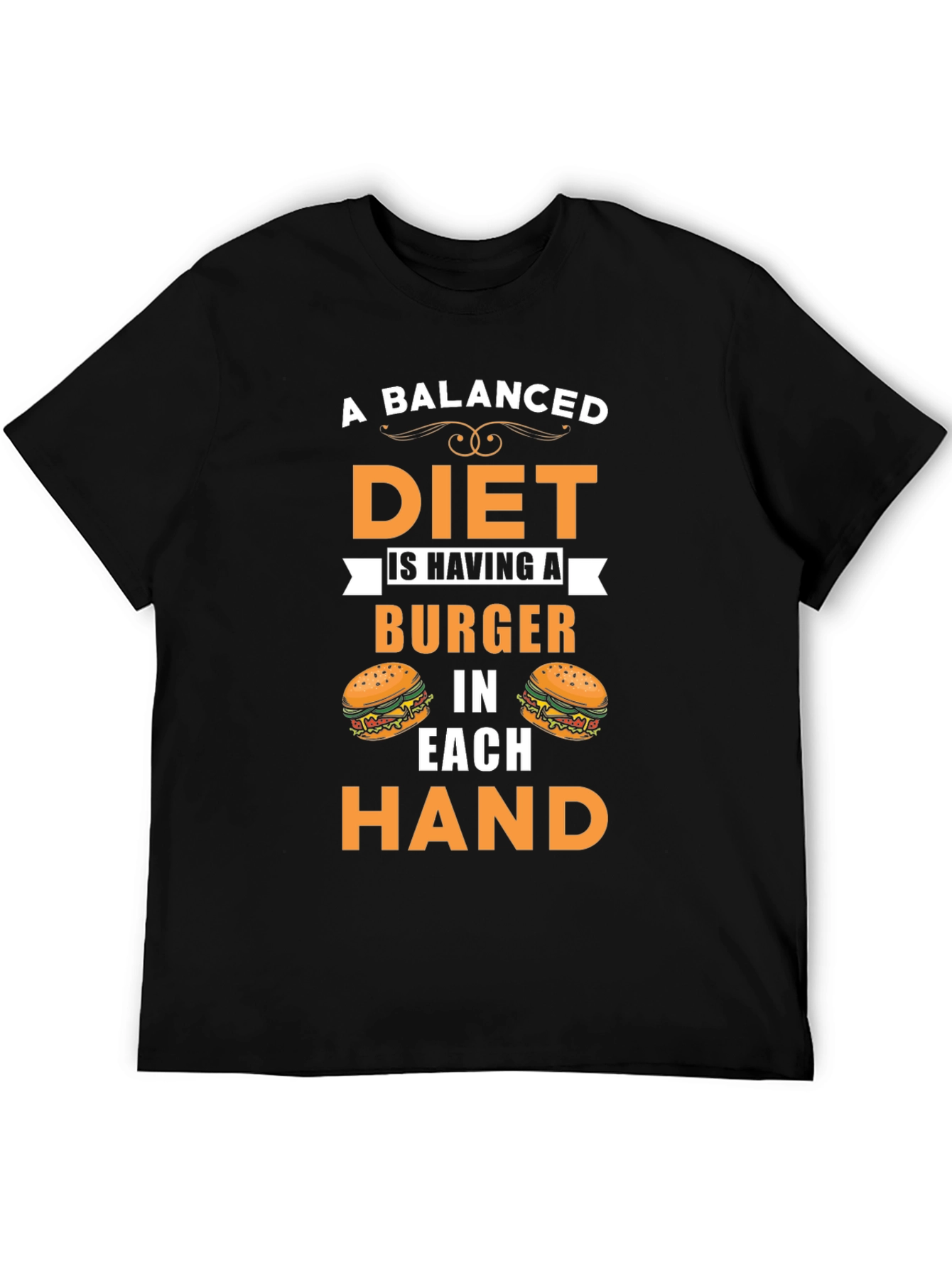 Balanced Diet Burger T-Shirt
