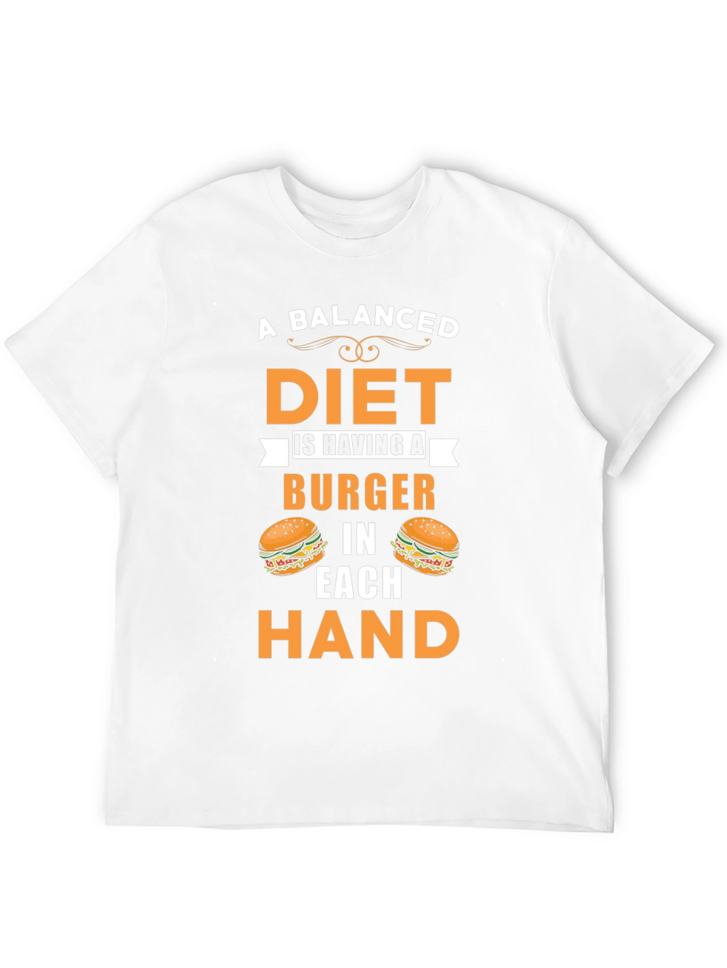 Balanced Diet Burger T-Shirt