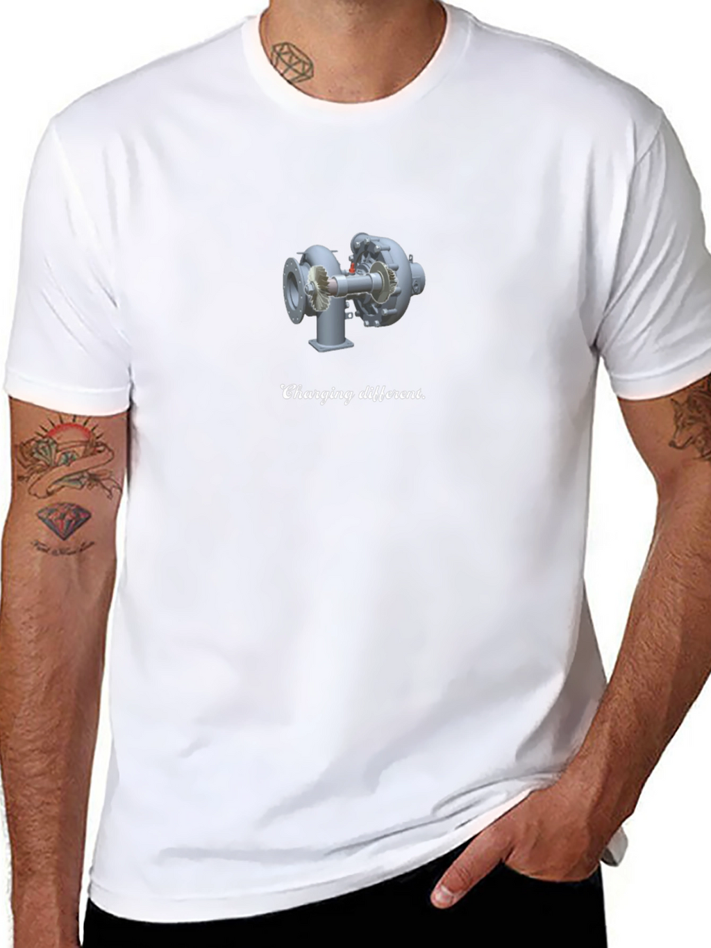 Charging Different Turbo T-Shirt