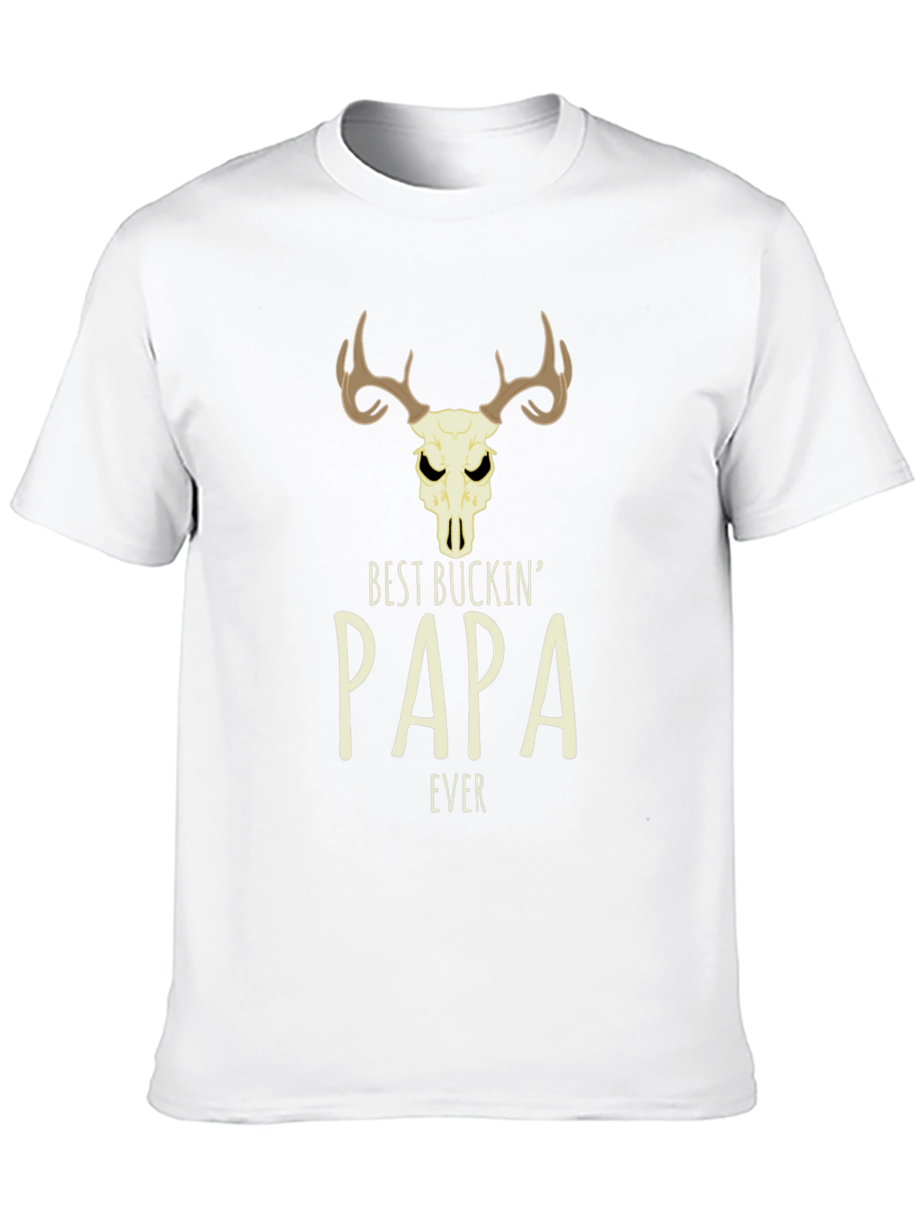 Best Buckin Papa Ever Graphic Tee
