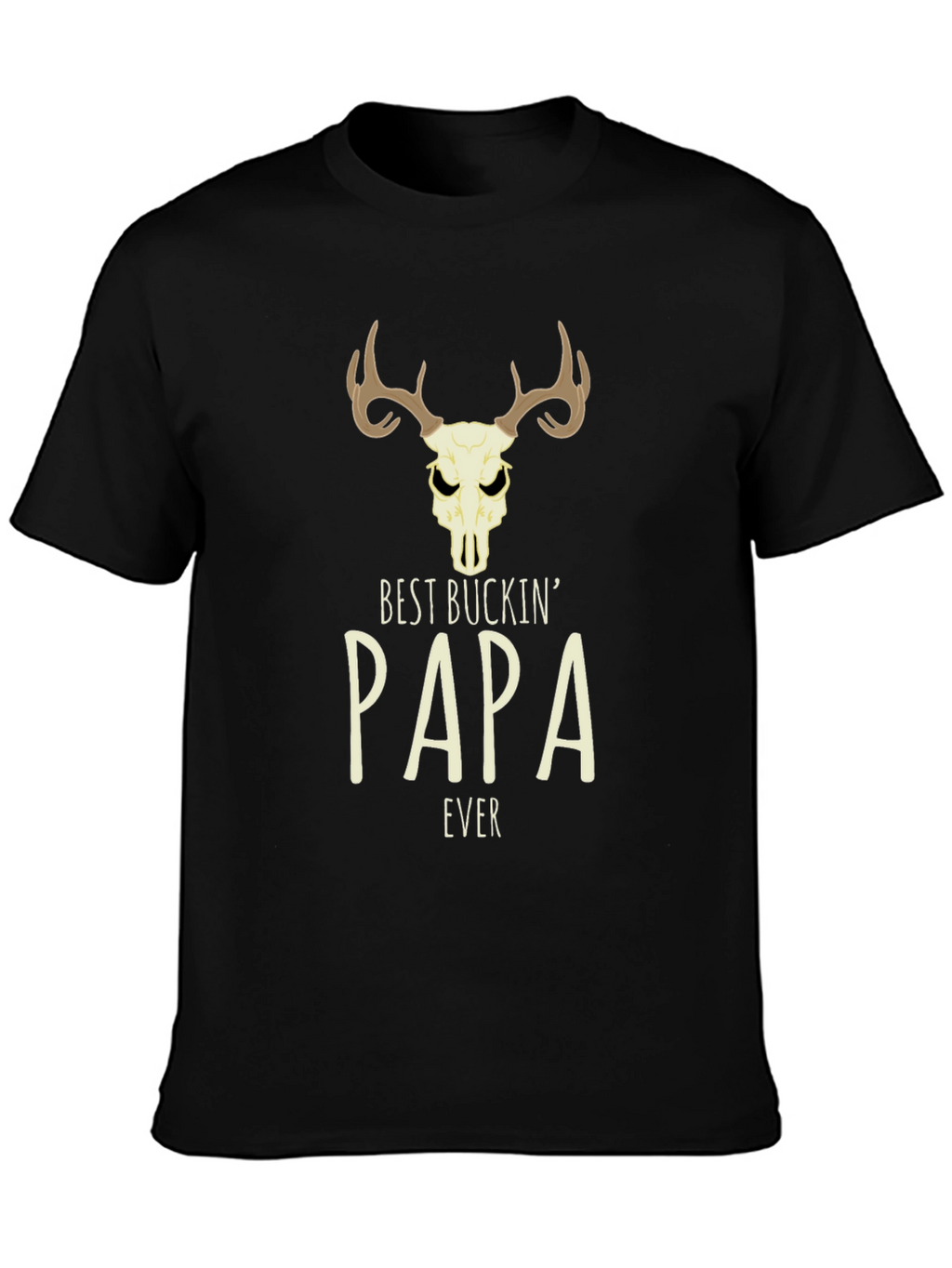 Best Buckin Papa Ever Graphic Tee