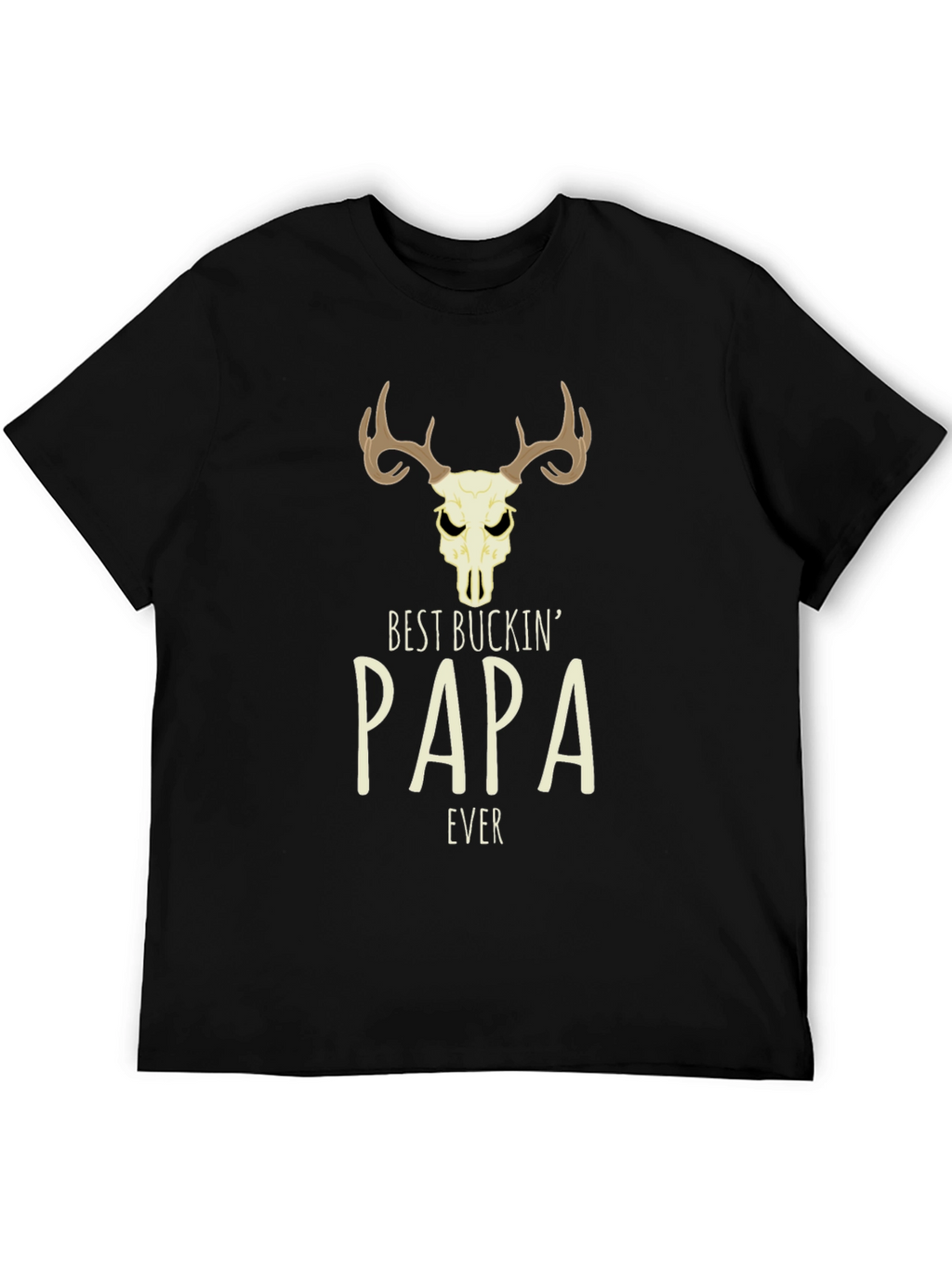 Best Buckin Papa Ever Graphic Tee