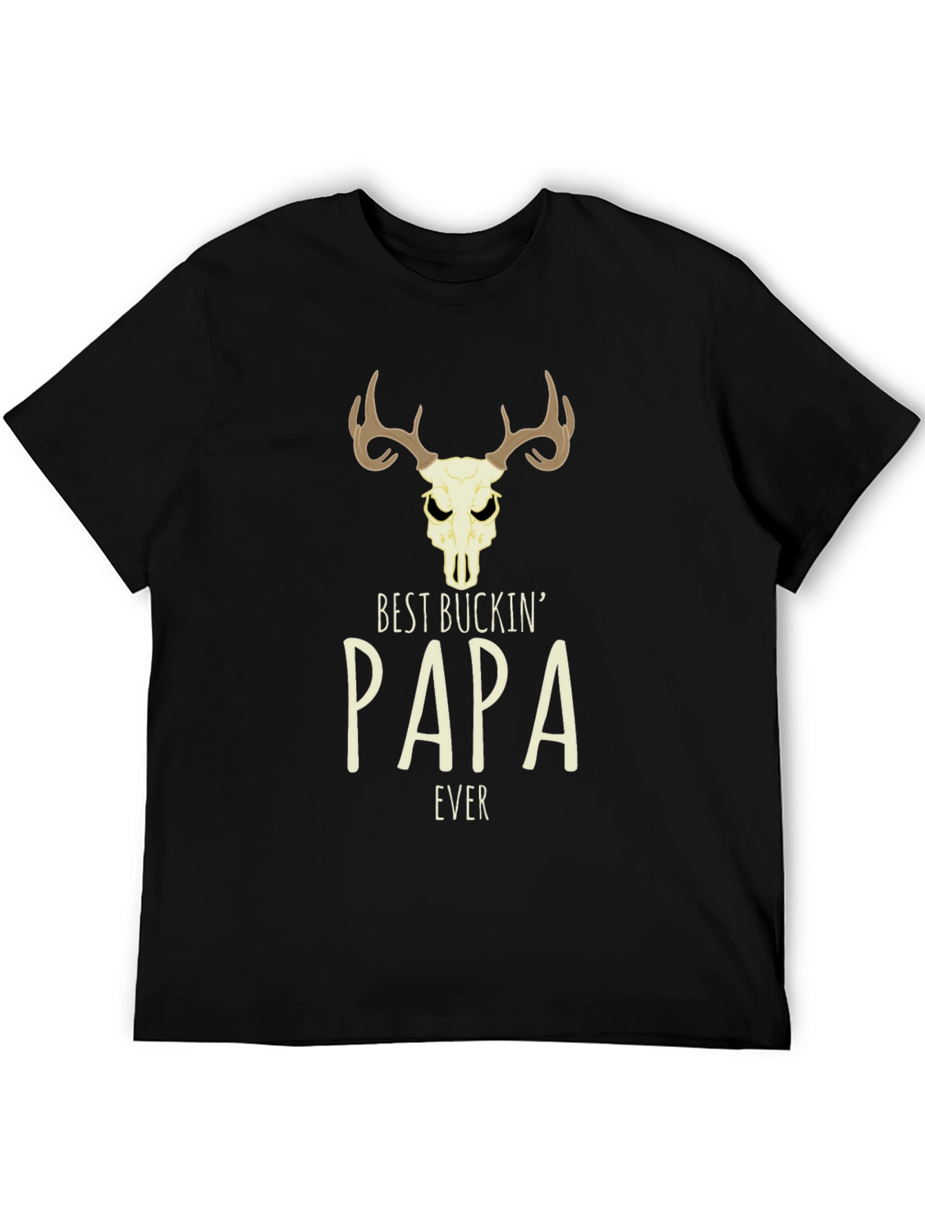 Best Buckin Papa Ever Graphic Tee