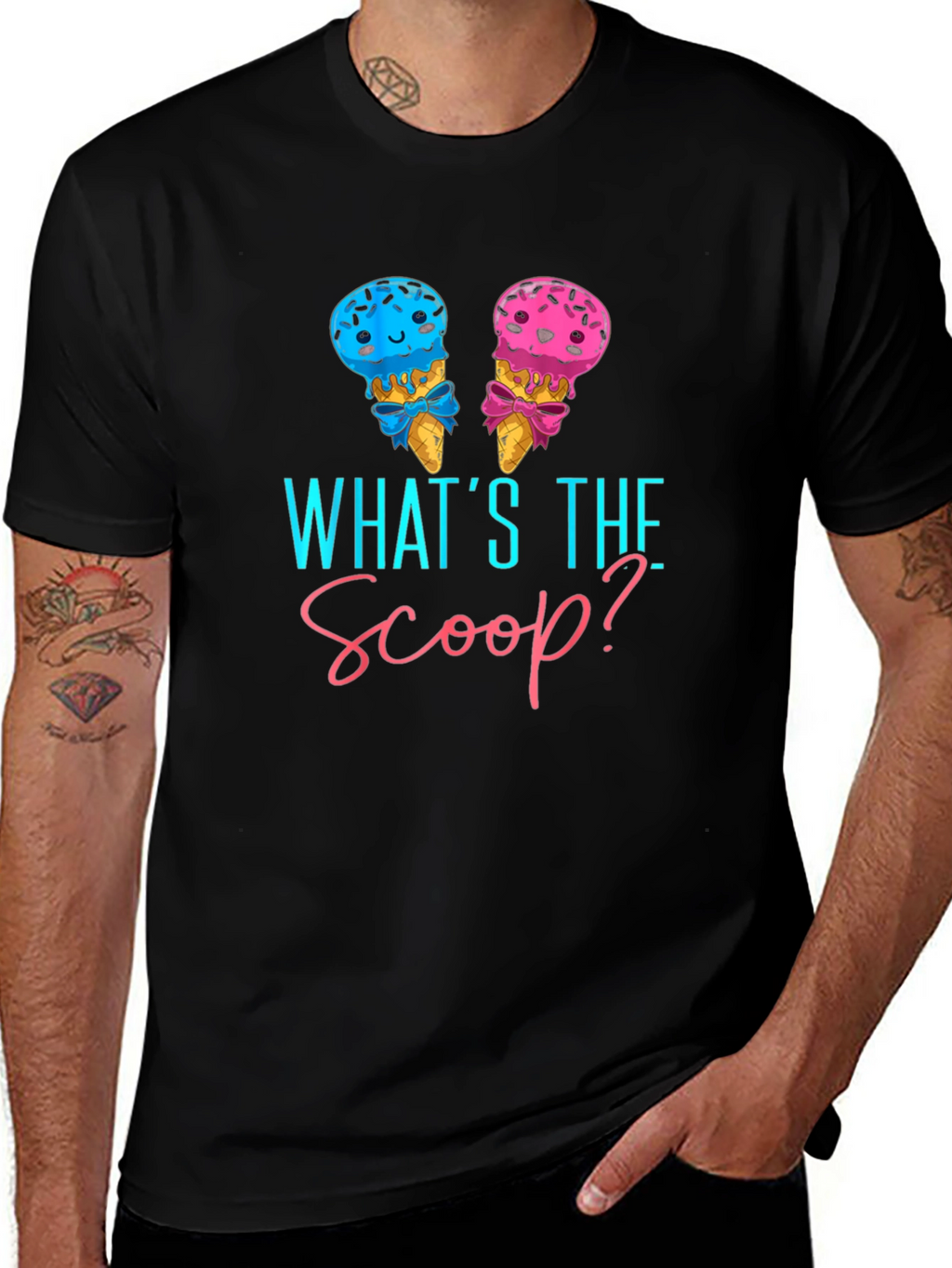 Whats the Scoop? Gender Reveal T-Shirt
