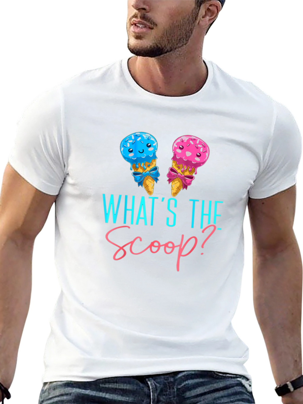 Whats the Scoop? Gender Reveal T-Shirt