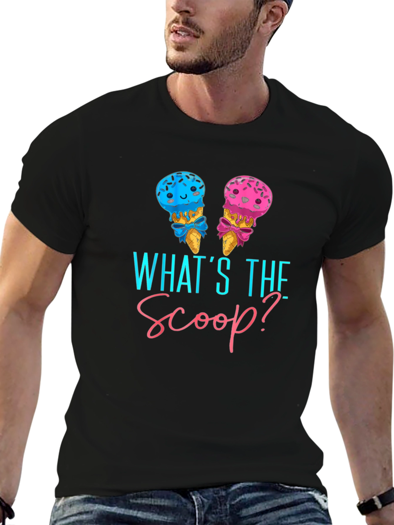 Whats the Scoop? Gender Reveal T-Shirt