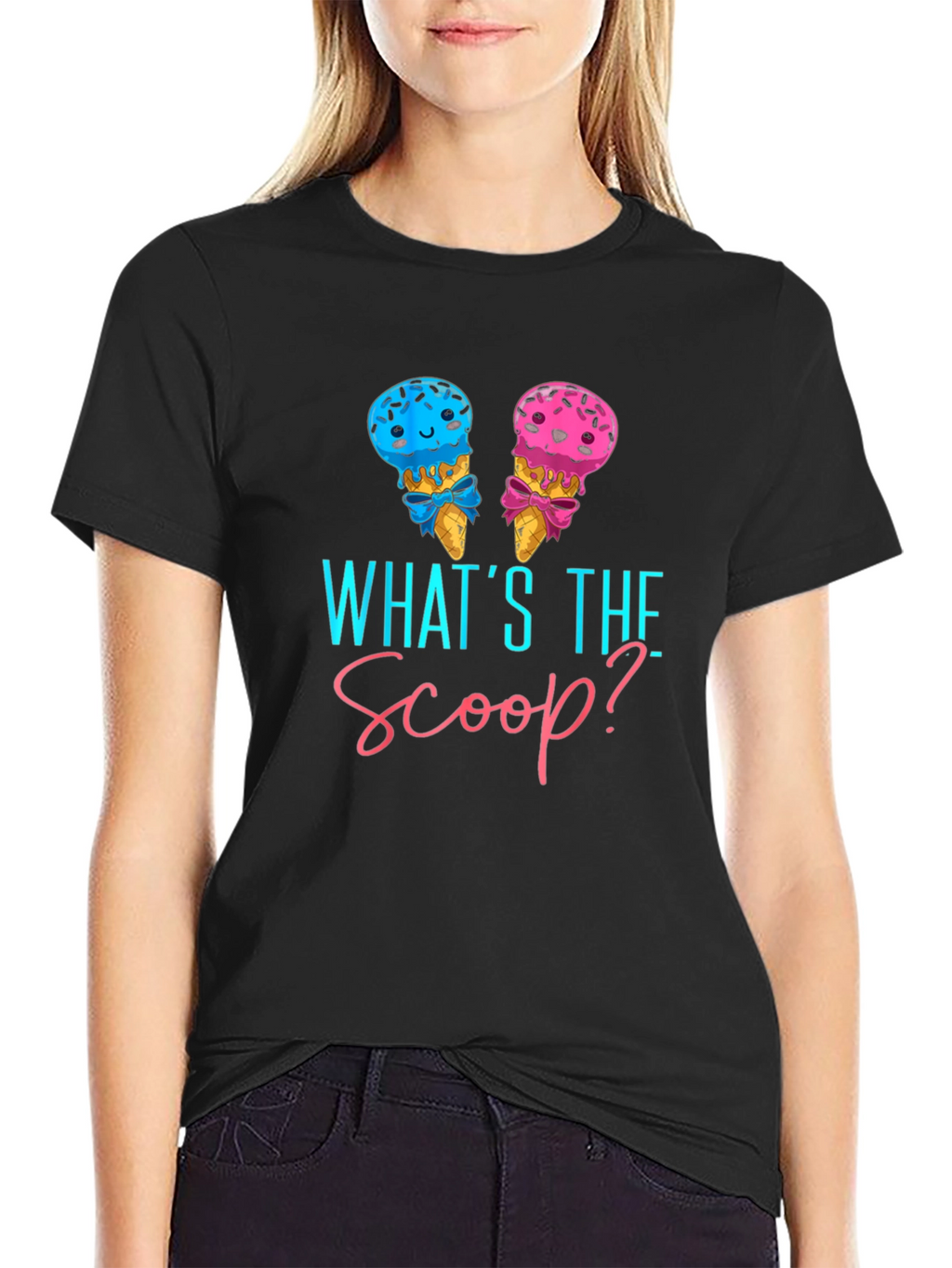 Whats the Scoop? Gender Reveal T-Shirt