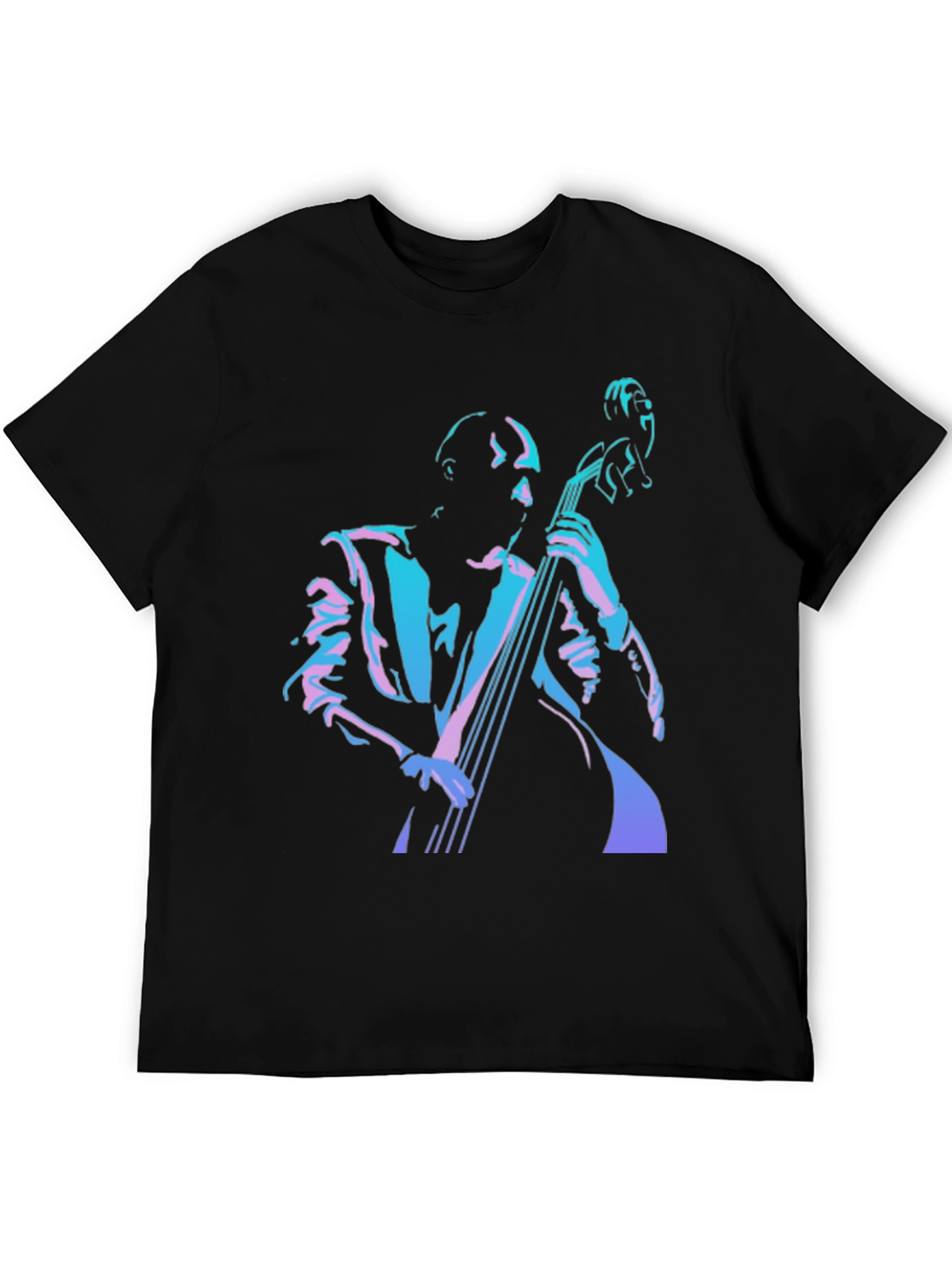 Jazz Bassist Graphic Tee - Cool Music Lover Shirt