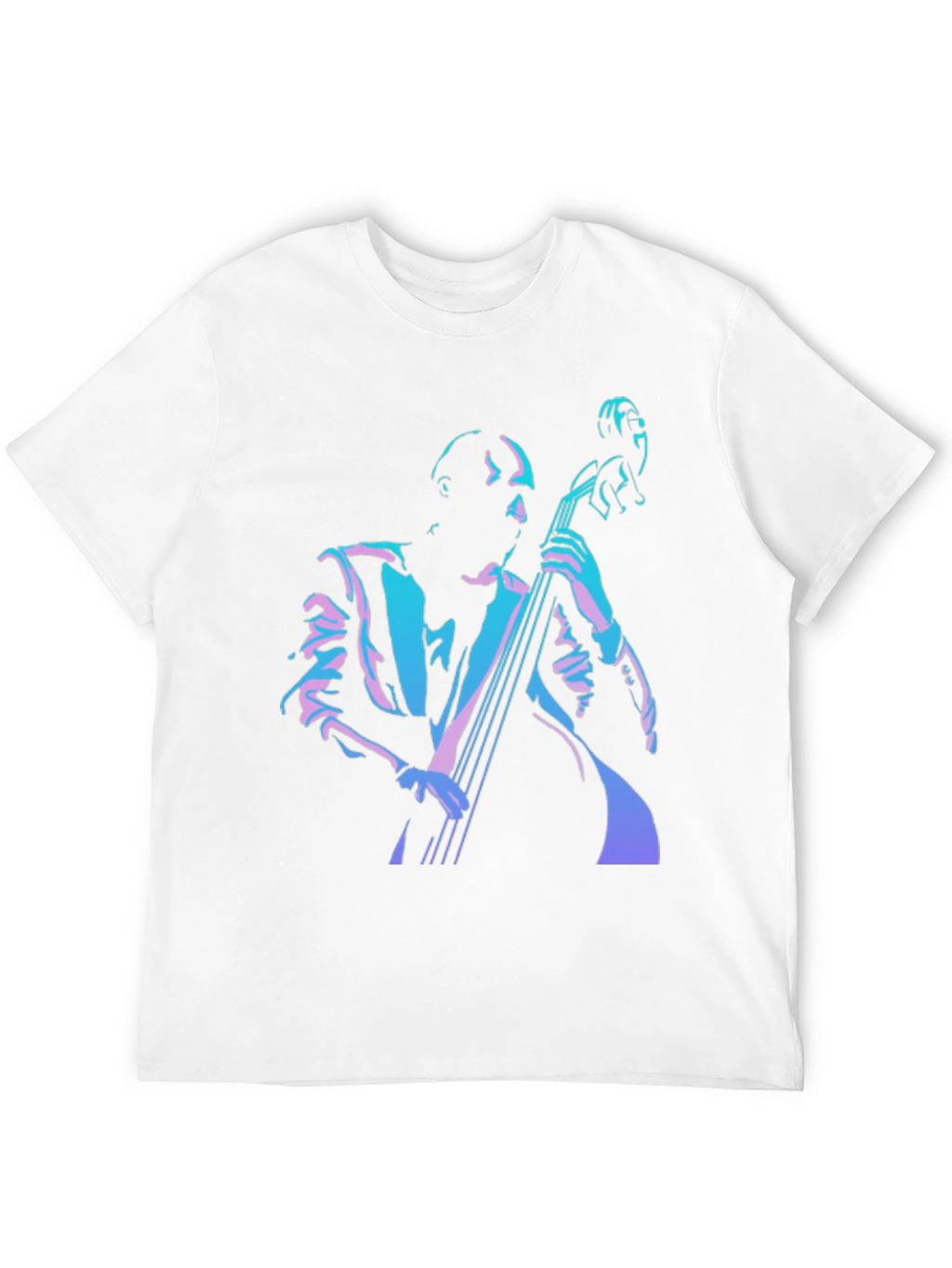 Jazz Bassist Graphic Tee - Cool Music Lover Shirt